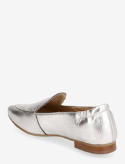 Bianco - BIATRACEY Leather Loafer Metallic - loafers - silver - 2