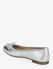 Bianco - BIAMADISON Ballerina Metallic Leather - festkläder till outletpriser - metallic silver - 2