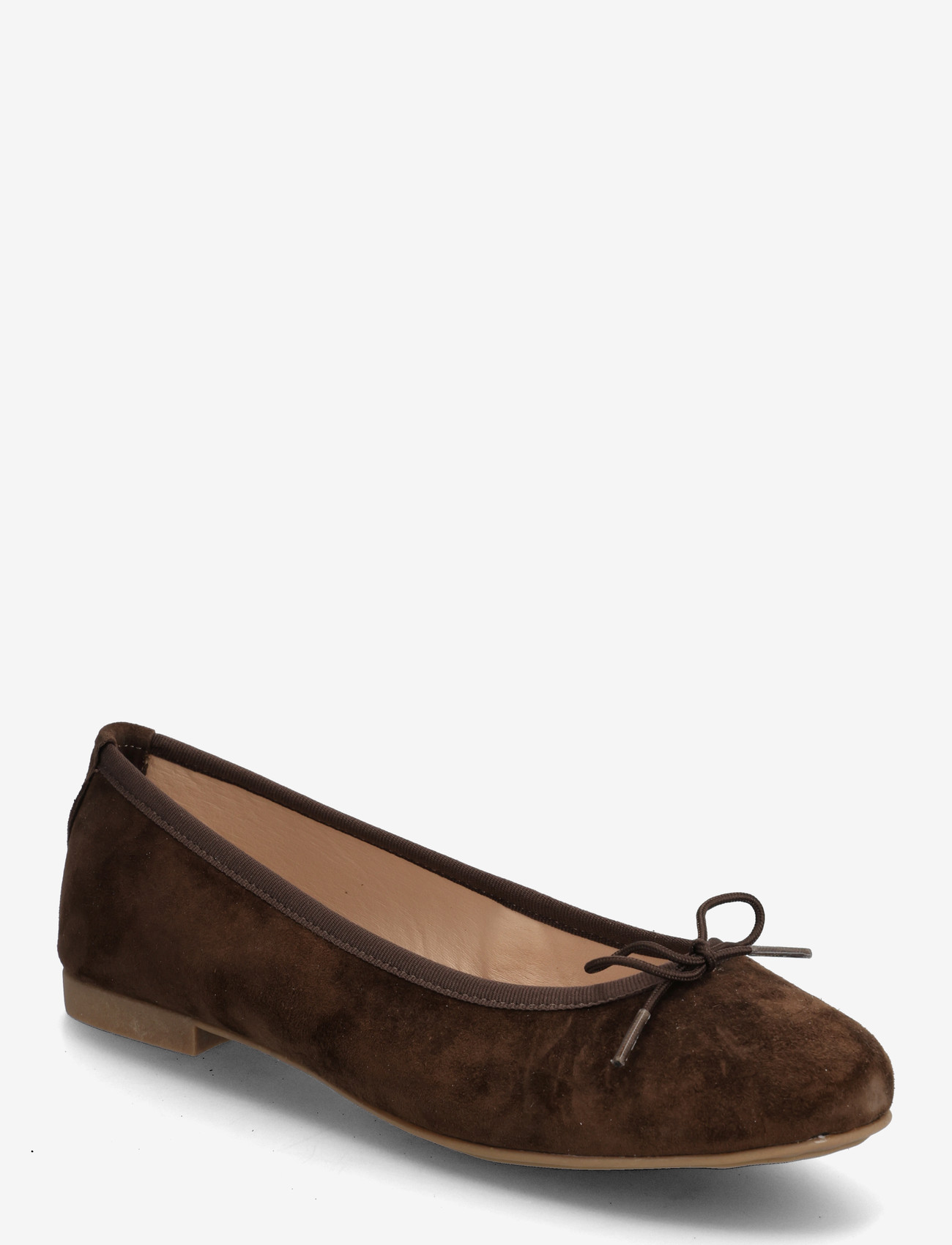 Bianco - BIAMADISON Ballerina Suede - ballerinaer - brown - 0