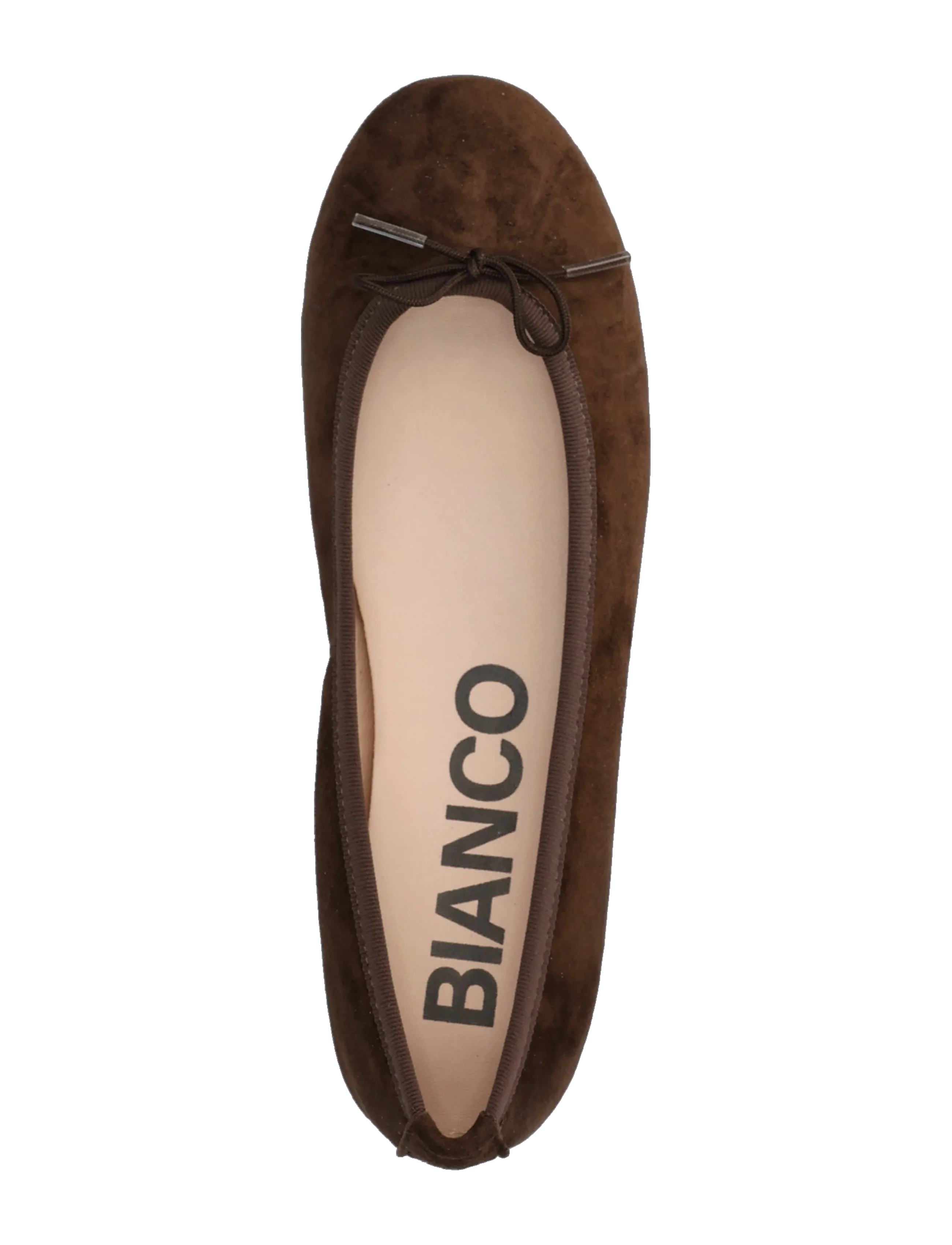 Bianco - BIAMADISON Ballerina Suede - konfirmasjon - brown - 3