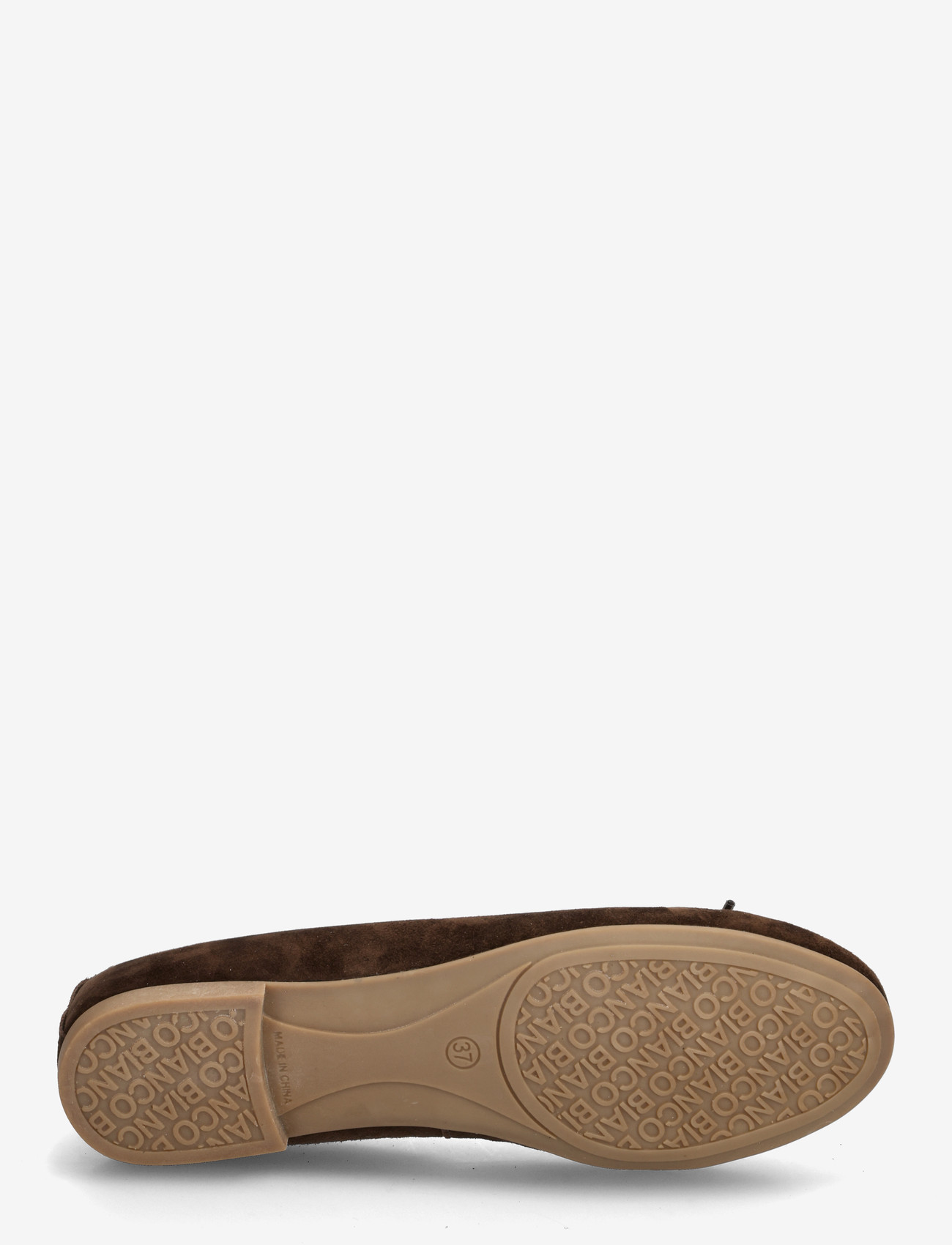 Bianco - BIAMADISON Ballerina Suede - ballerinaer - brown - 4