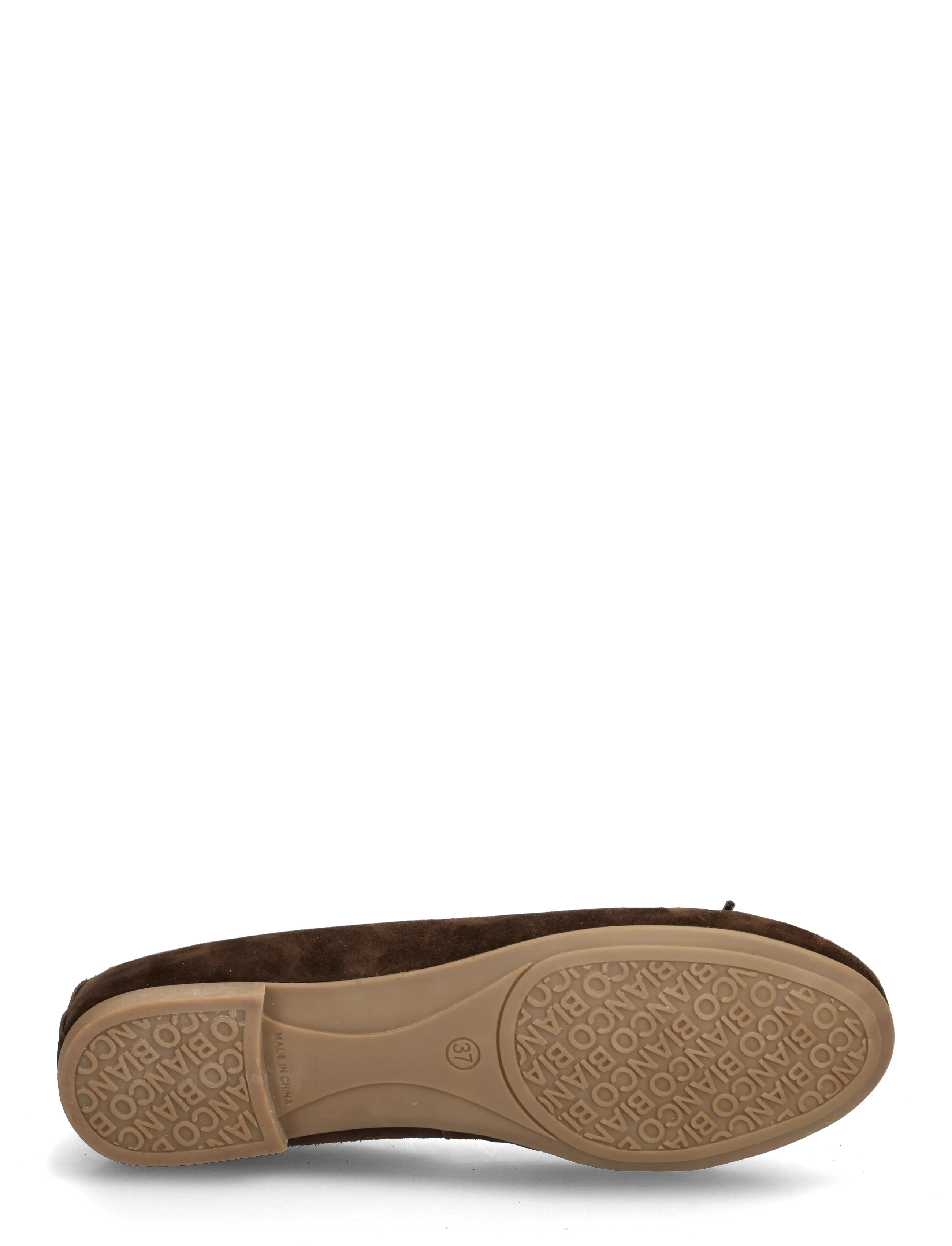 Bianco - BIAMADISON Ballerina Suede - ballerinaer - brown - 4