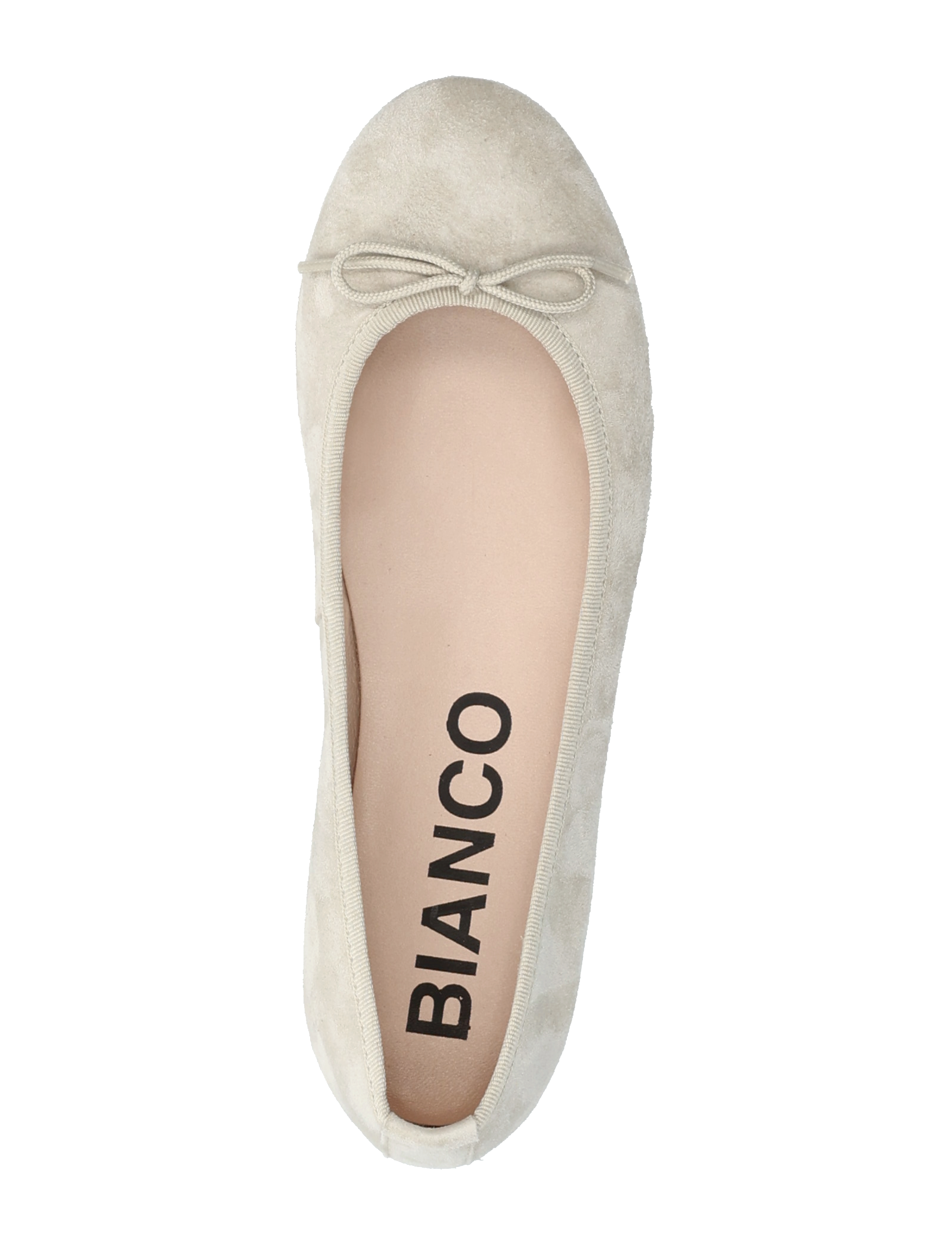 Bianco - BIAMADISON Ballerina Suede - confirmation - off white - 3