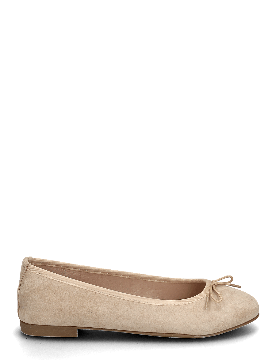 Bianco - BIAMADISON Ballerina Suede - konfirmation - sand - 1
