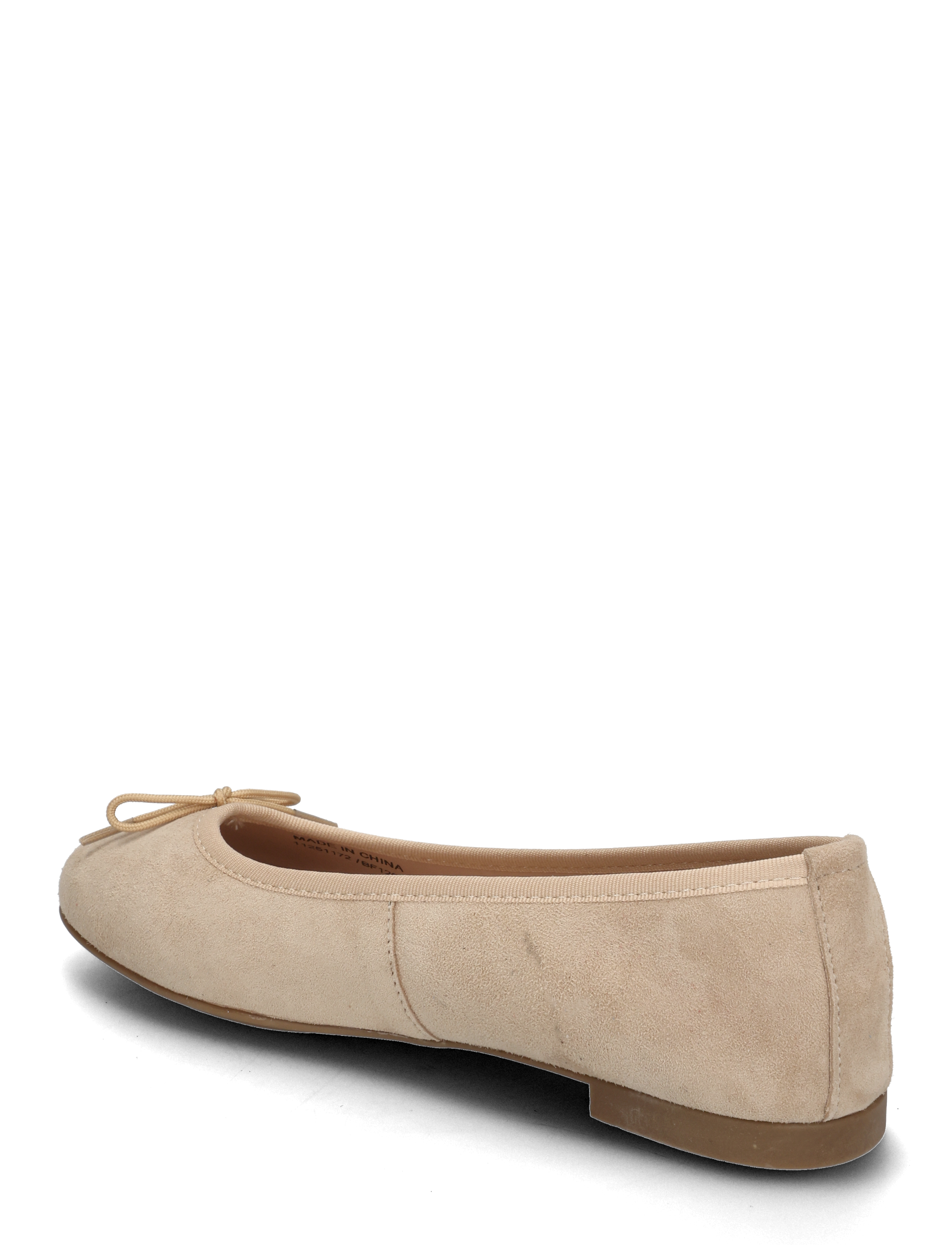 Bianco - BIAMADISON Ballerina Suede - konfirmation - sand - 2
