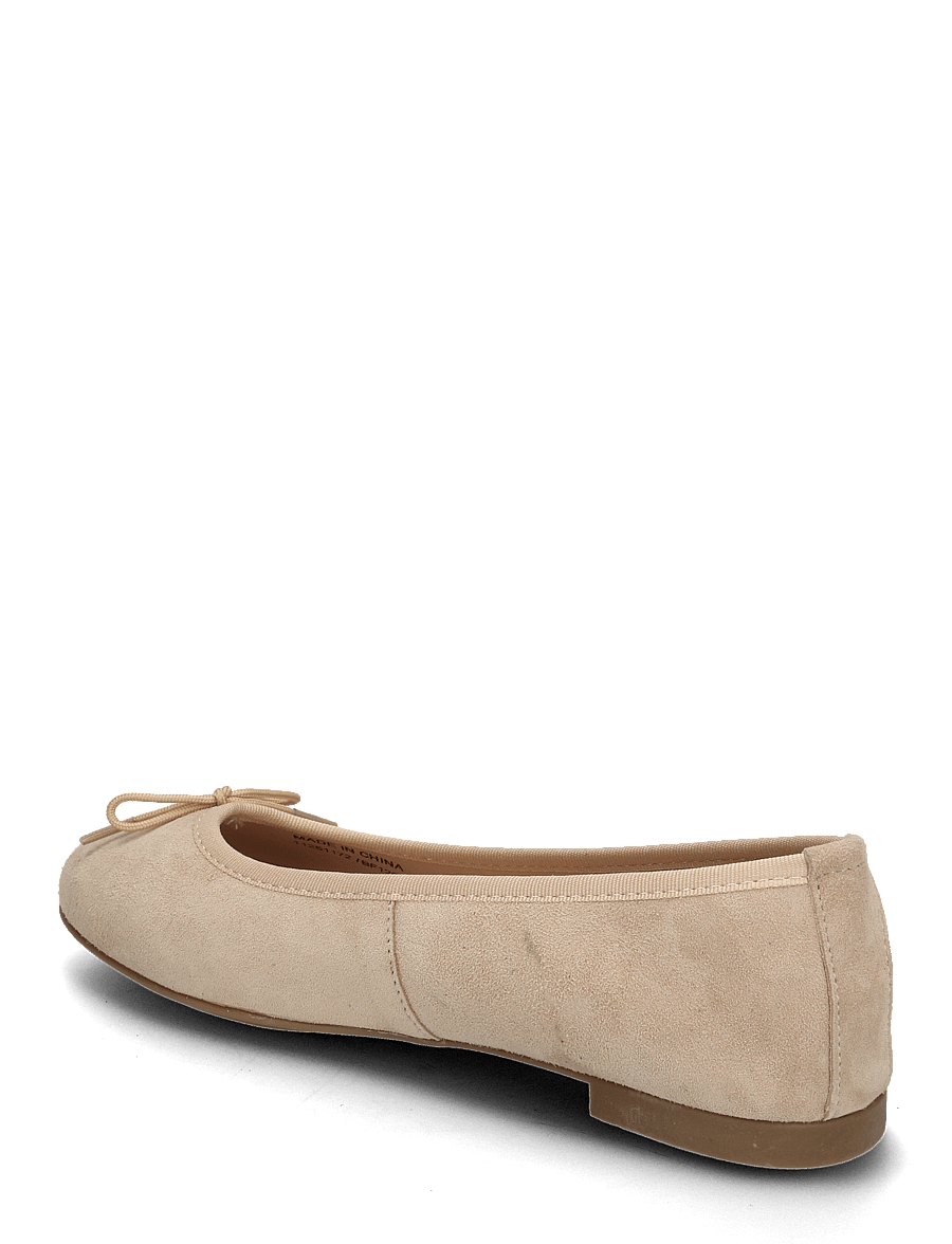 Bianco - BIAMADISON Ballerina Suede - konfirmation - sand - 2