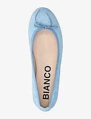 Bianco - BIAMADISON Ballerina Suede - party wear at outlet prices - sky blue - 3