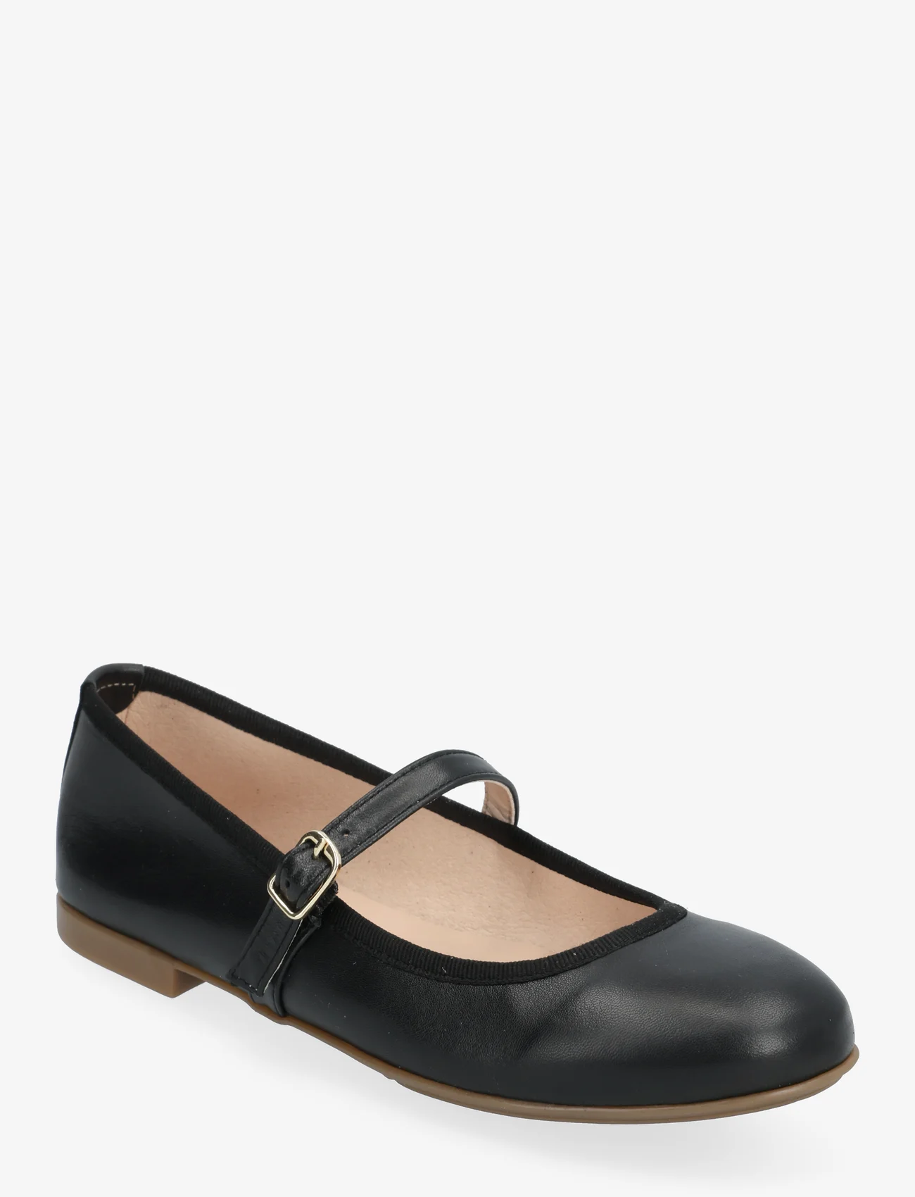 Bianco - BIAMADISON Mary Jane Smooth Leather - juhlamuotia outlet-hintaan - black - 0