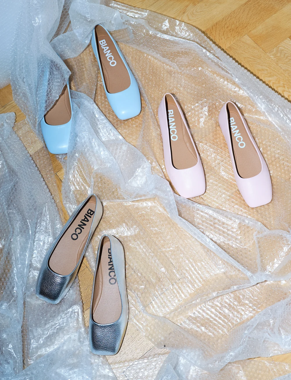 Bianco Biamarry Karre Ballerina Faux Leather Ballerinas Boozt