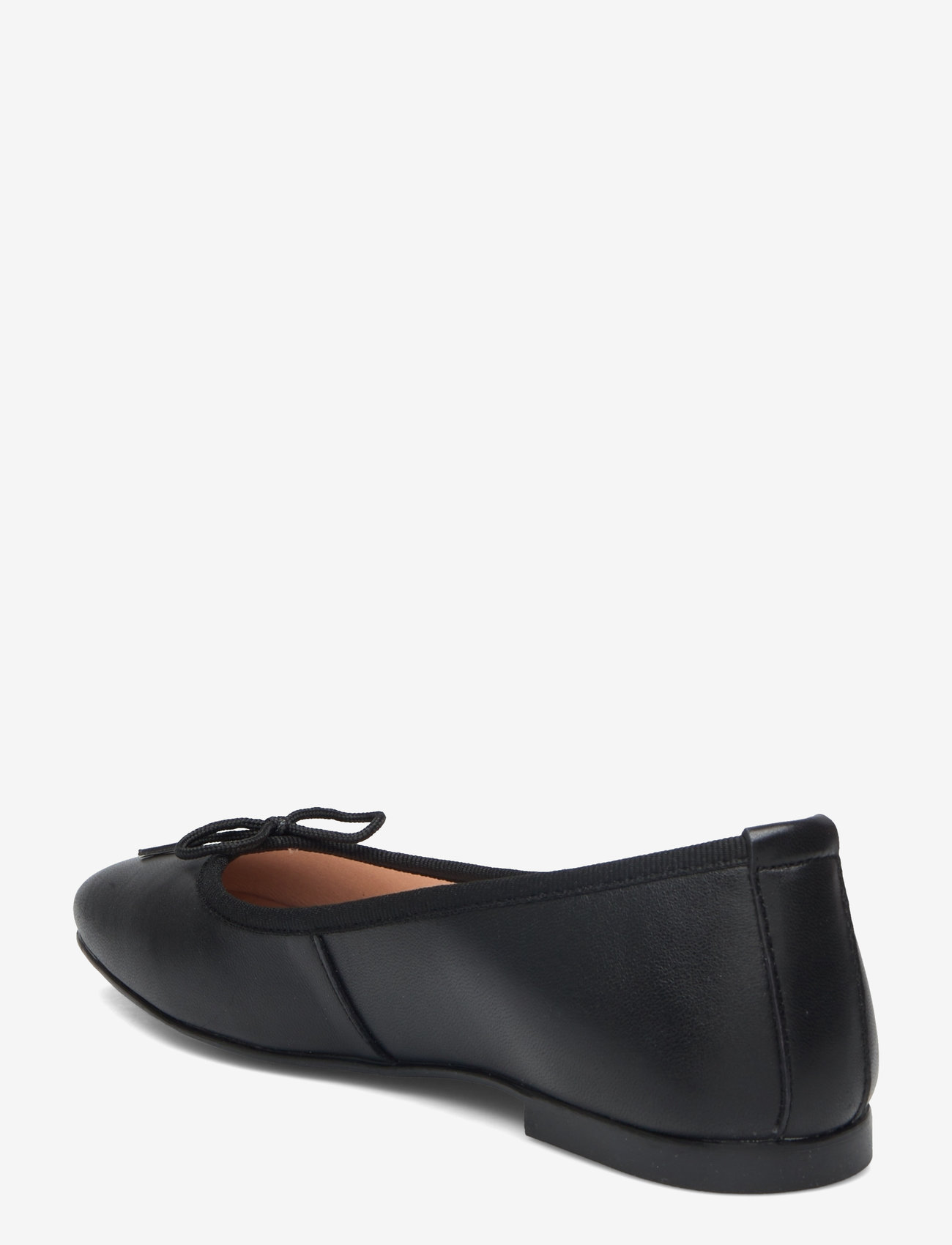 Bianco - BIAEMILY Karré Ballerina Smooth Leather - black - 3