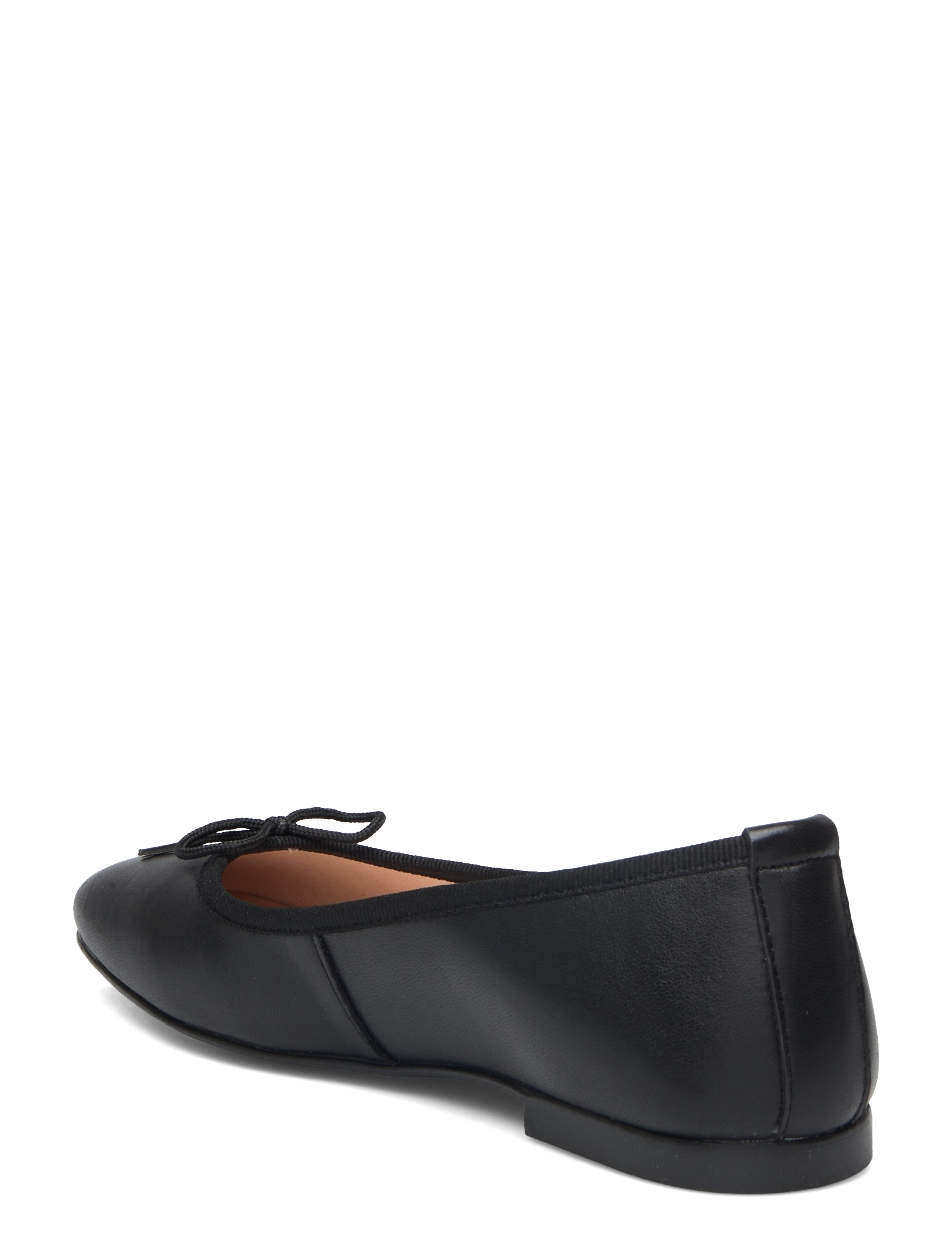 Bianco - BIAEMILY Karré Ballerina Smooth Leather - black - 3