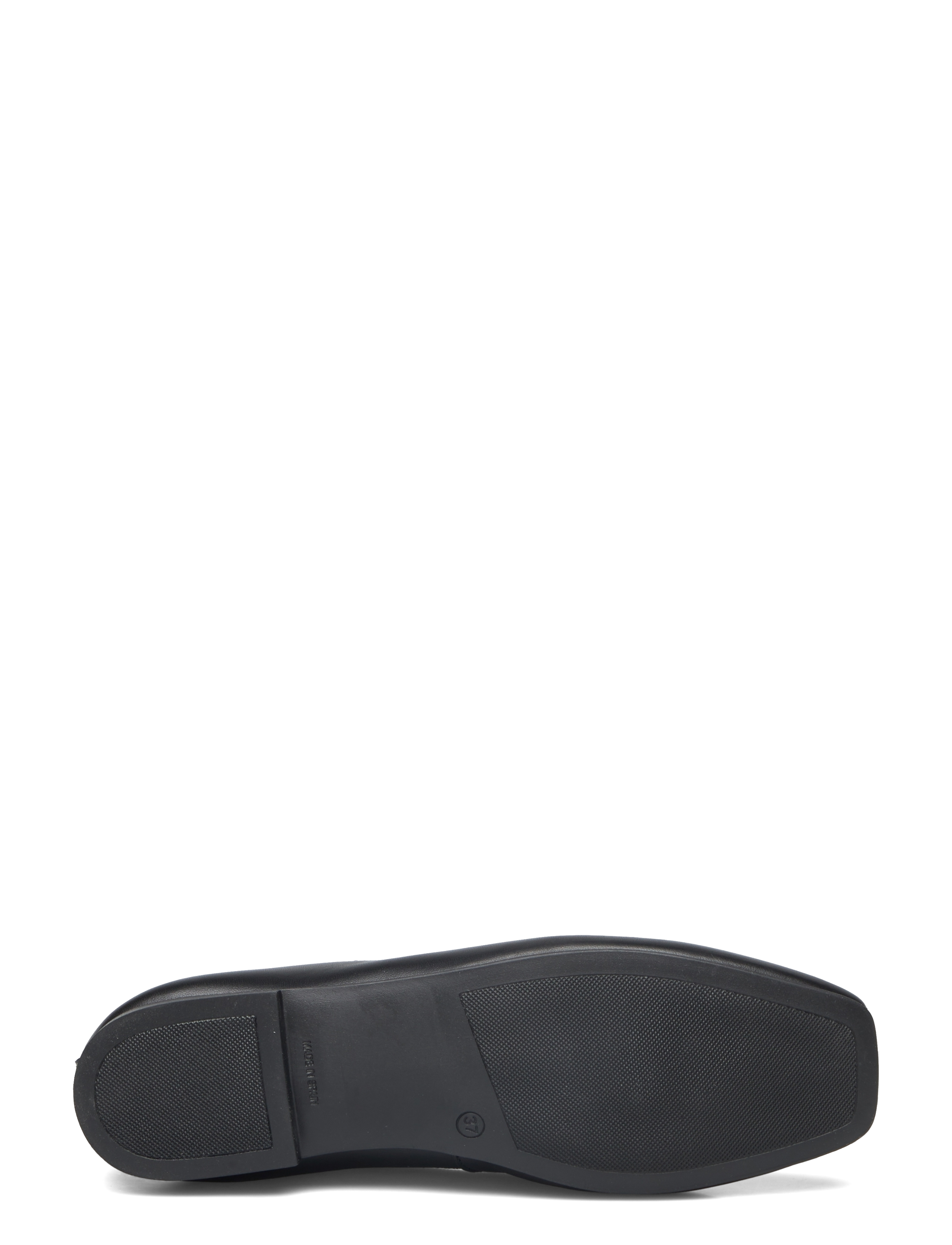 Bianco - BIAEMILY Karré Ballerina Smooth Leather - black - 5
