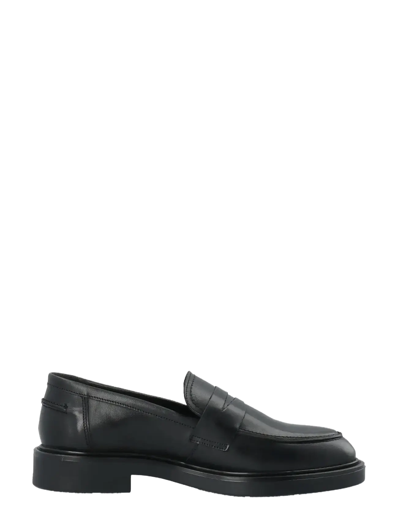 Bianco Biaadda Penny Loafer Smooth Leather, 36, Black, Hæle > Loafers Med Hæl, Dame