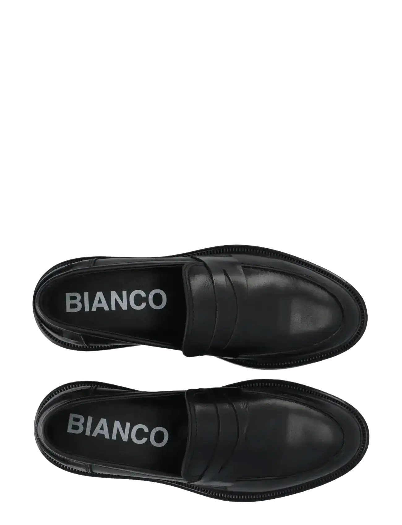 Bianco - BIAADDA Penny Loafer Smooth Leather - black - 4