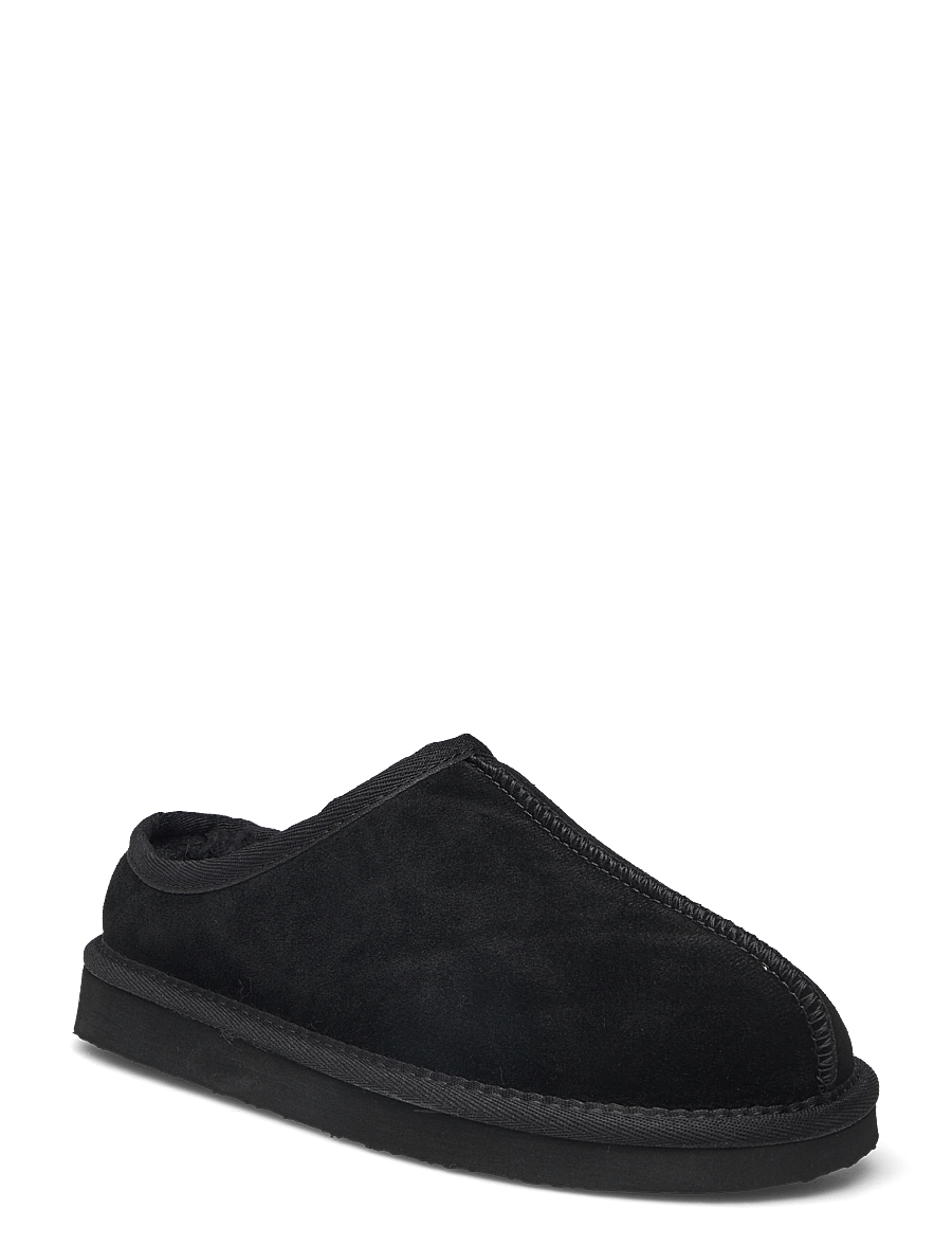Bianco - BIASNOW Slip In Shoe Suede - mules plates - black - 0