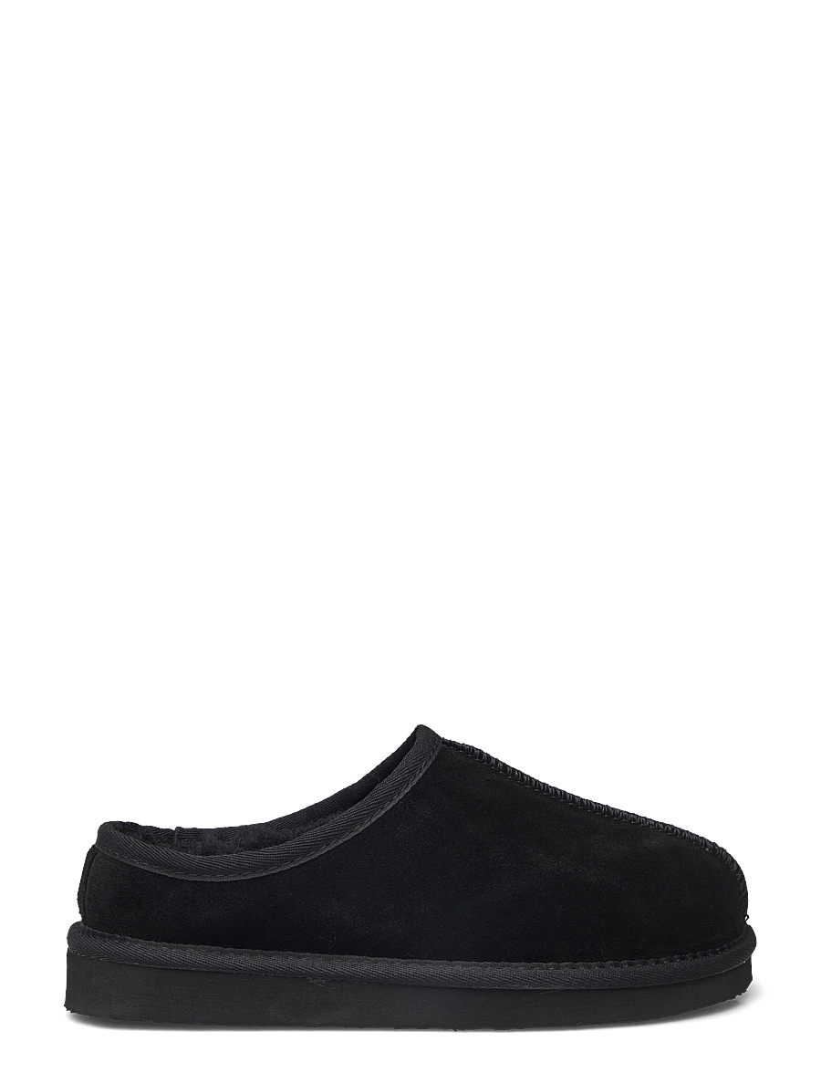 Bianco - BIASNOW Slip In Shoe Suede - mules plates - black - 1