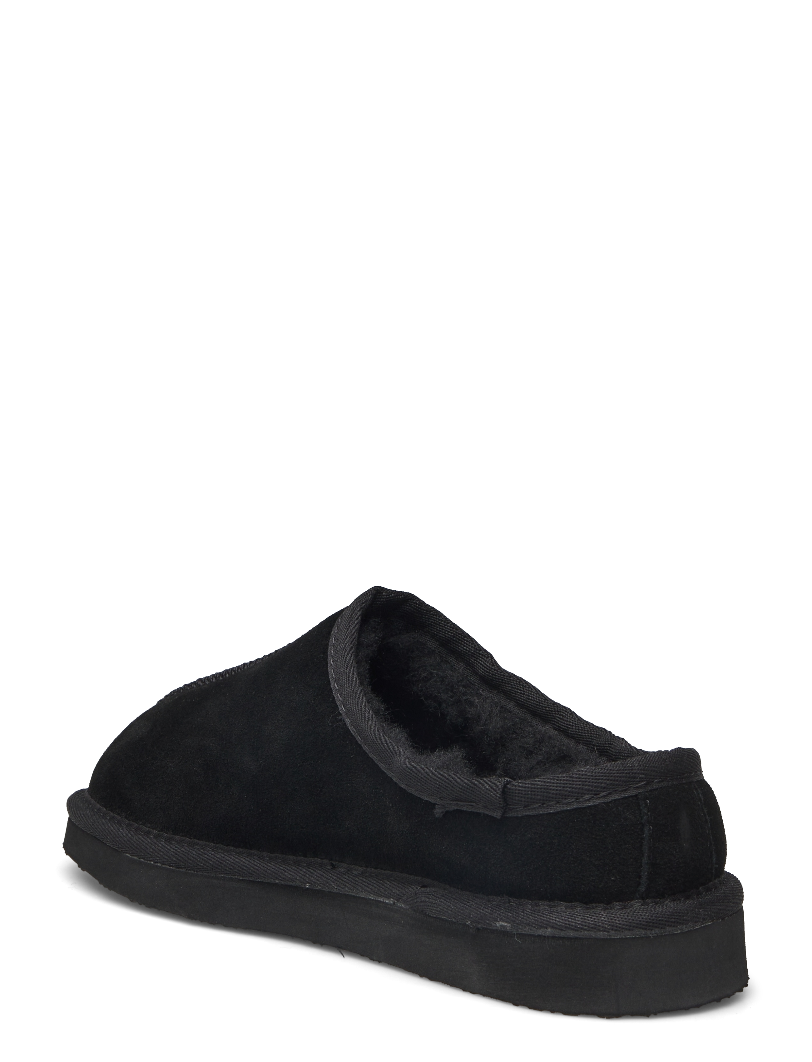 Bianco - BIASNOW Slip In Shoe Suede - flade mules - black - 2