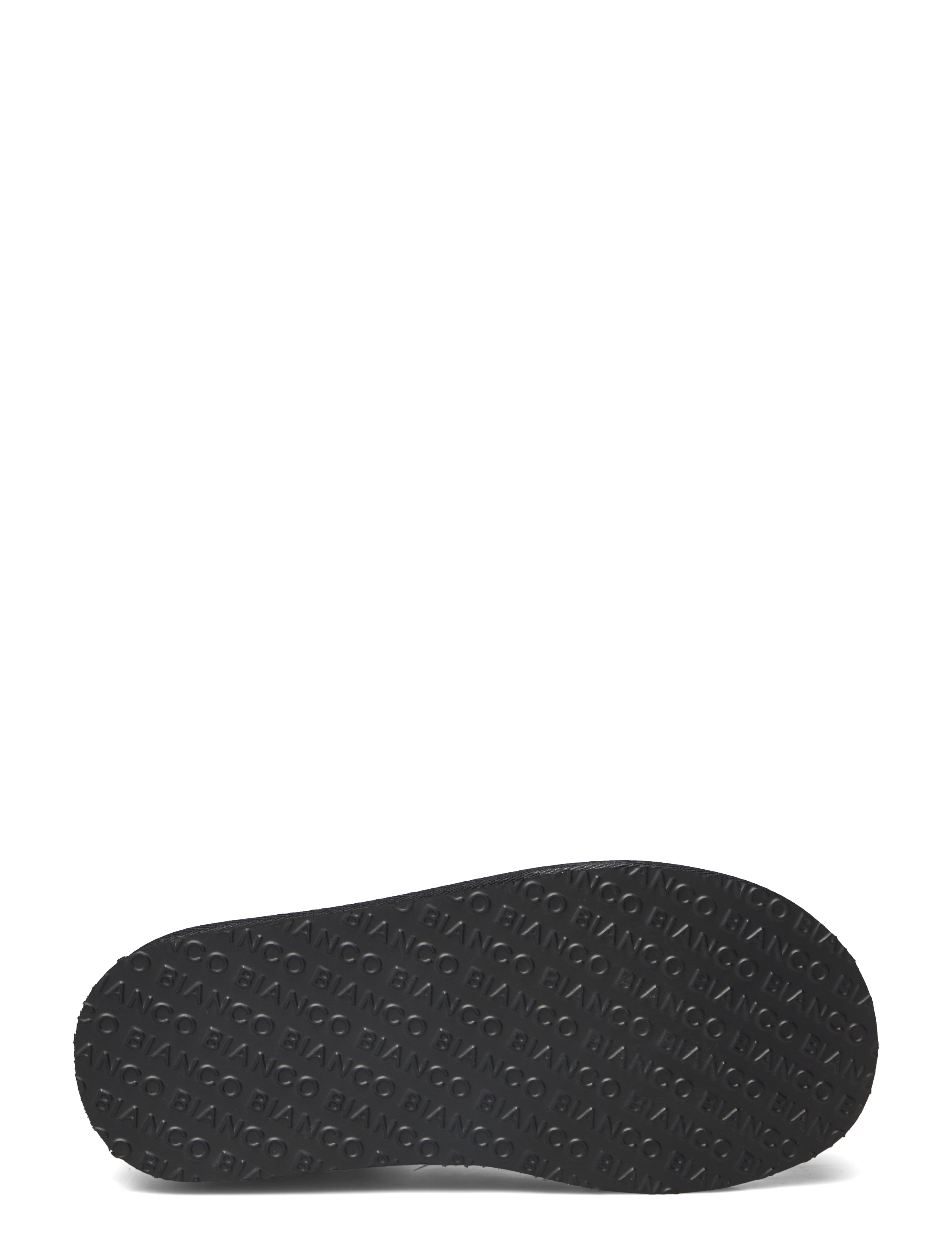Bianco - BIASNOW Slip In Shoe Suede - flade mules - black - 4
