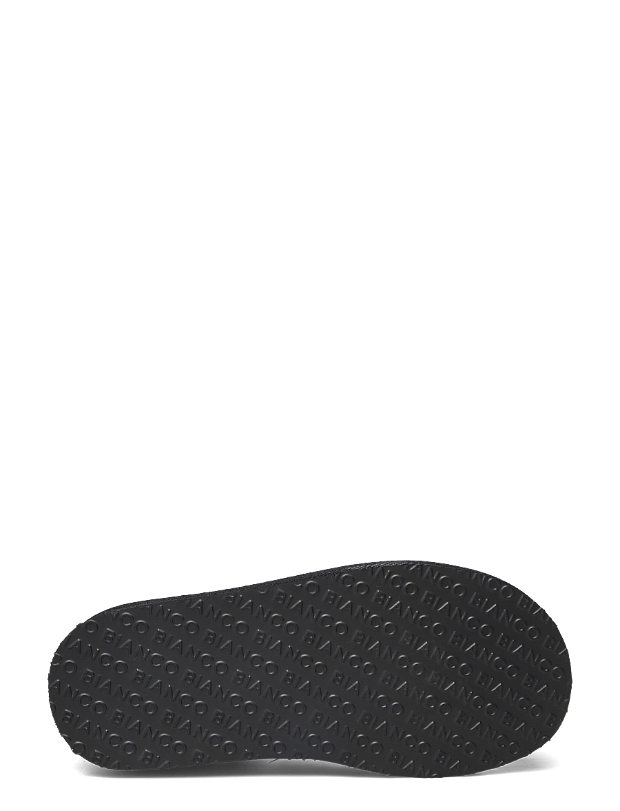 Bianco - BIASNOW Slip In Shoe Suede - mules plates - black - 4