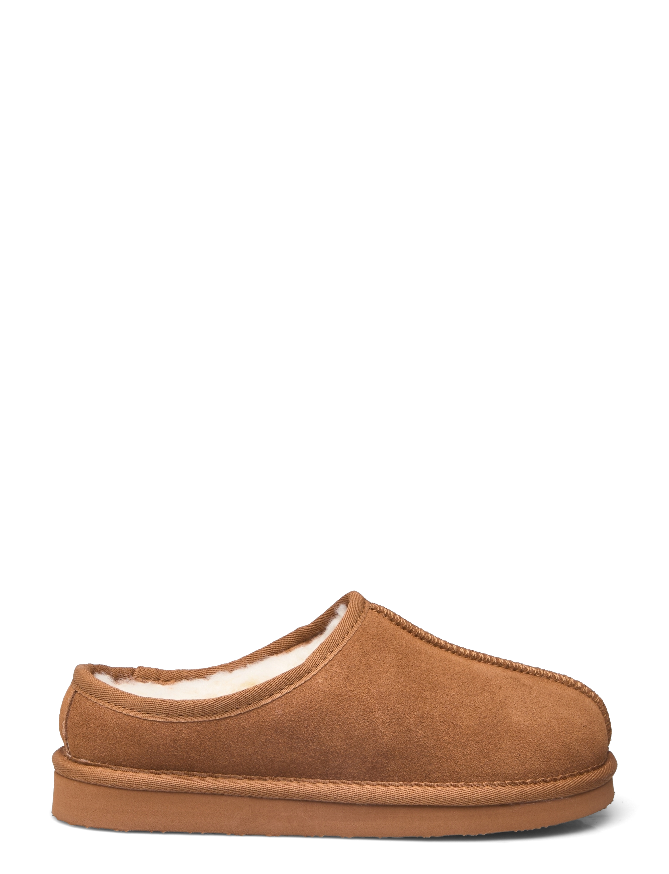 Bianco - BIASNOW Slip In Shoe Suede - tasapohjaiset pistokkaat - cognac - 1