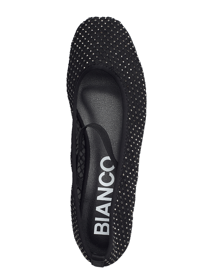 Bianco - BIALILJA Mesh Ballerina - konfirmation - black - 4