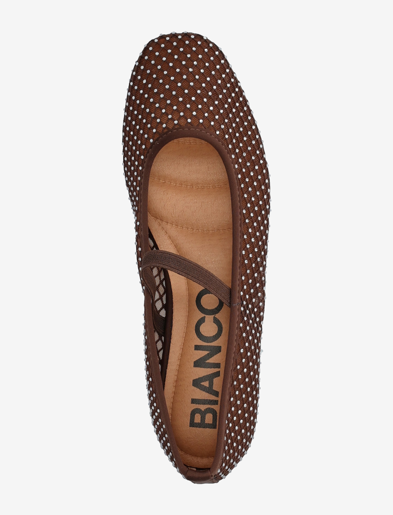 Bianco - BIALILJA Mesh Ballerina - konfirmatsioon - brown - 3