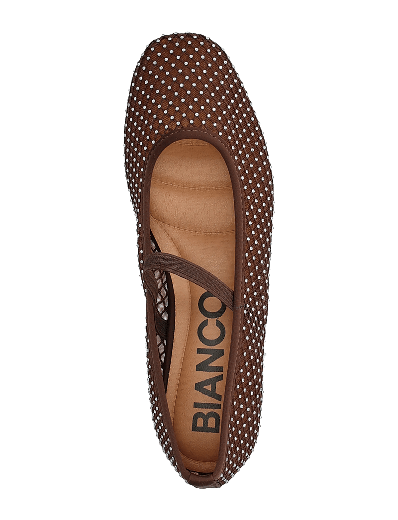 Bianco - BIALILJA Mesh Ballerina - konfirmation - brown - 3