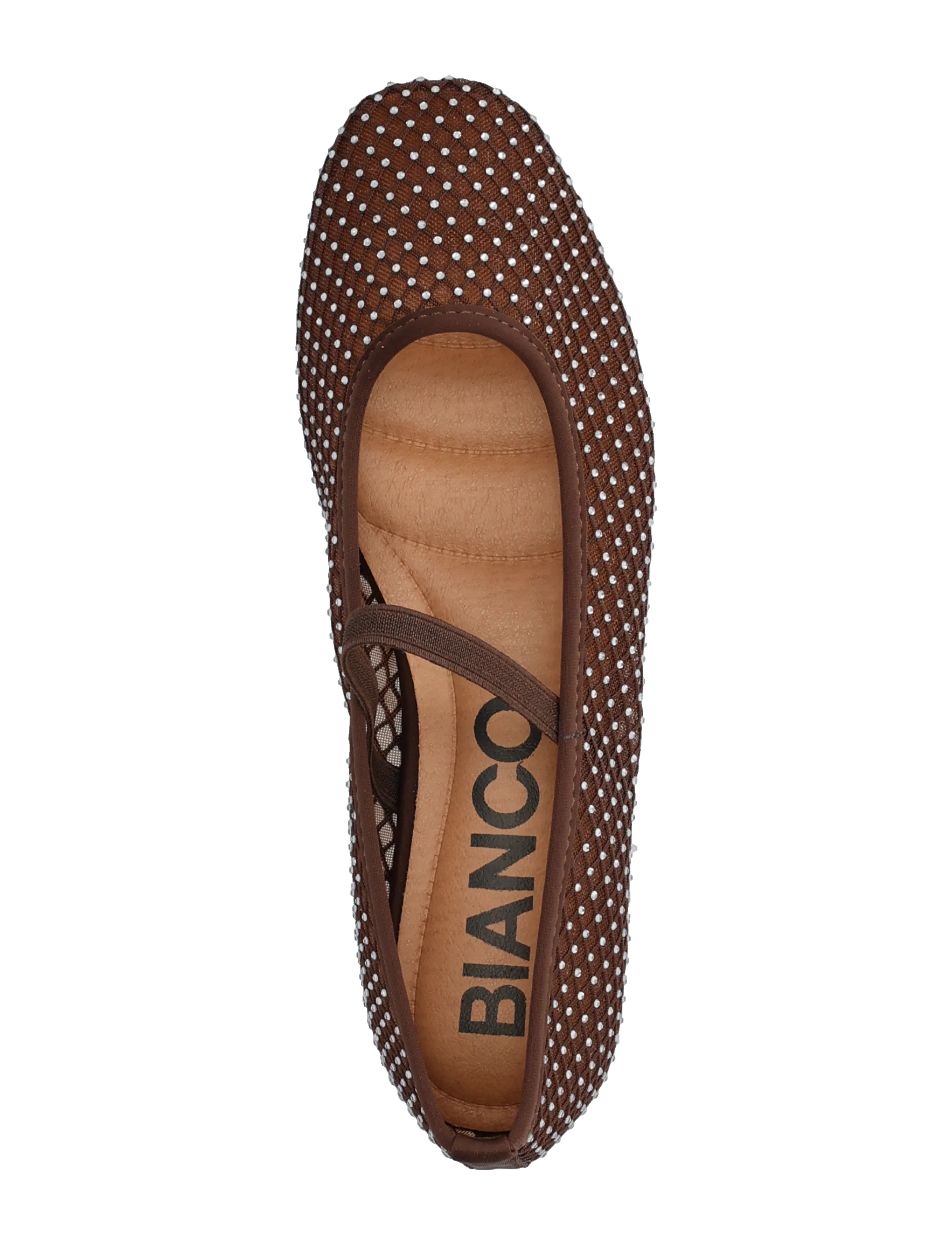 Bianco - BIALILJA Mesh Ballerina - ballerinas - brown - 3
