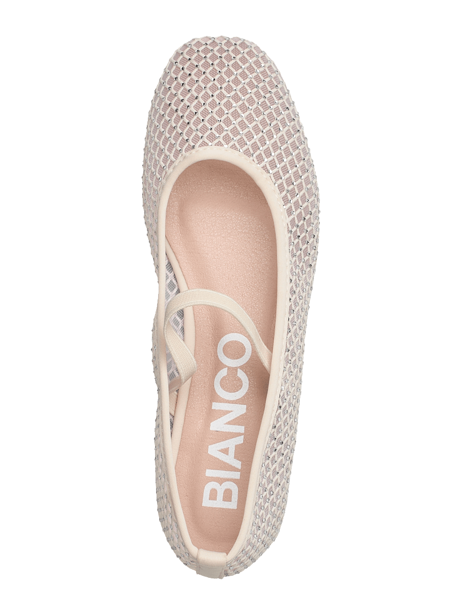 Bianco - BIALILJA Mesh Ballerina - konfirmation - off white - 3