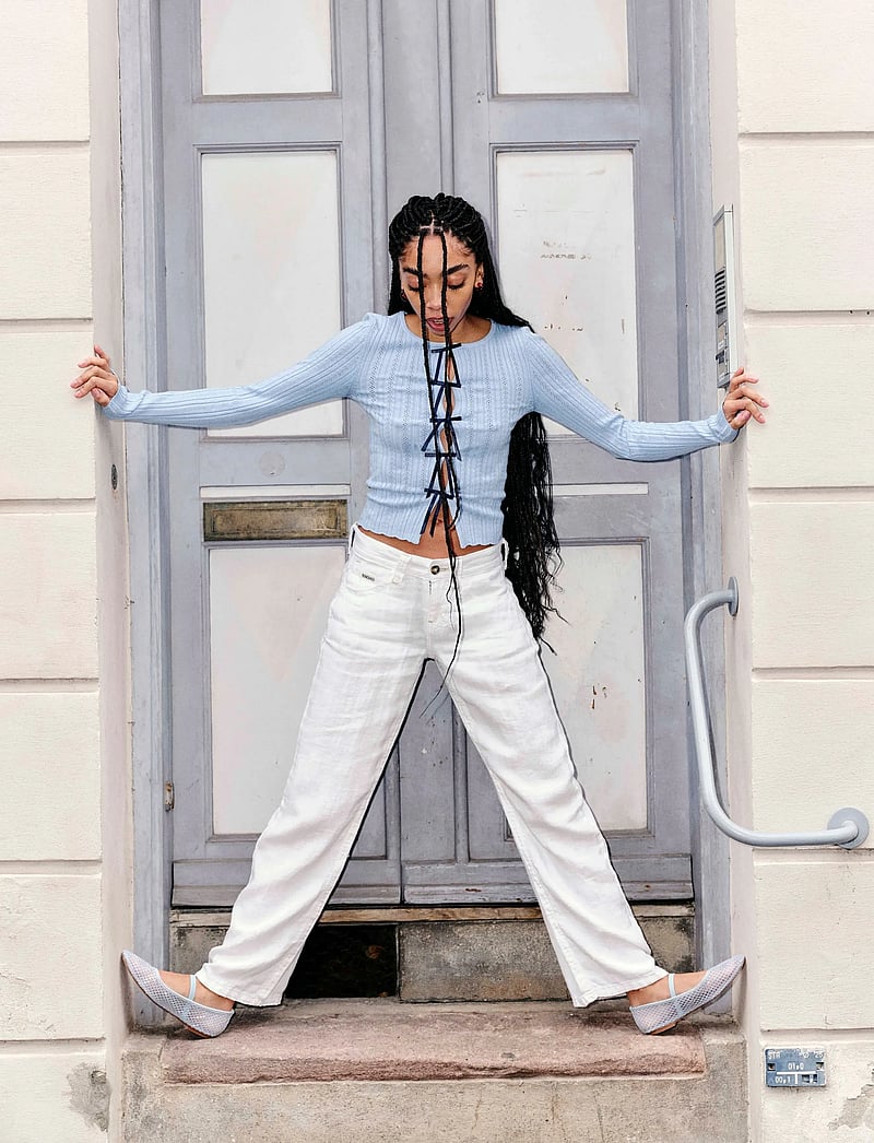 Bianco - BIALILJA Mesh Ballerina - konfirmatsioon - sky blue - 5