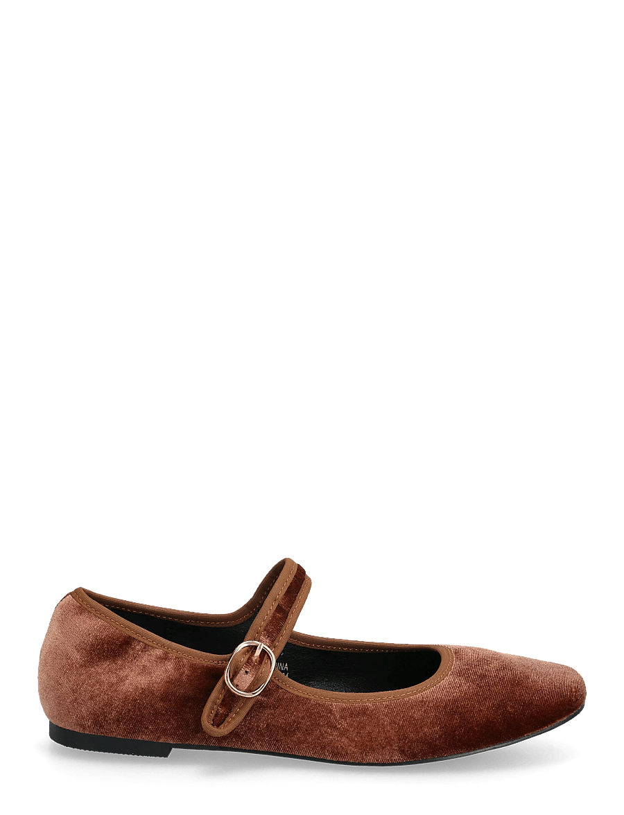 Bianco - BIALILJA Mary Jane Velvet - ypatingos progos - dark brown - 1