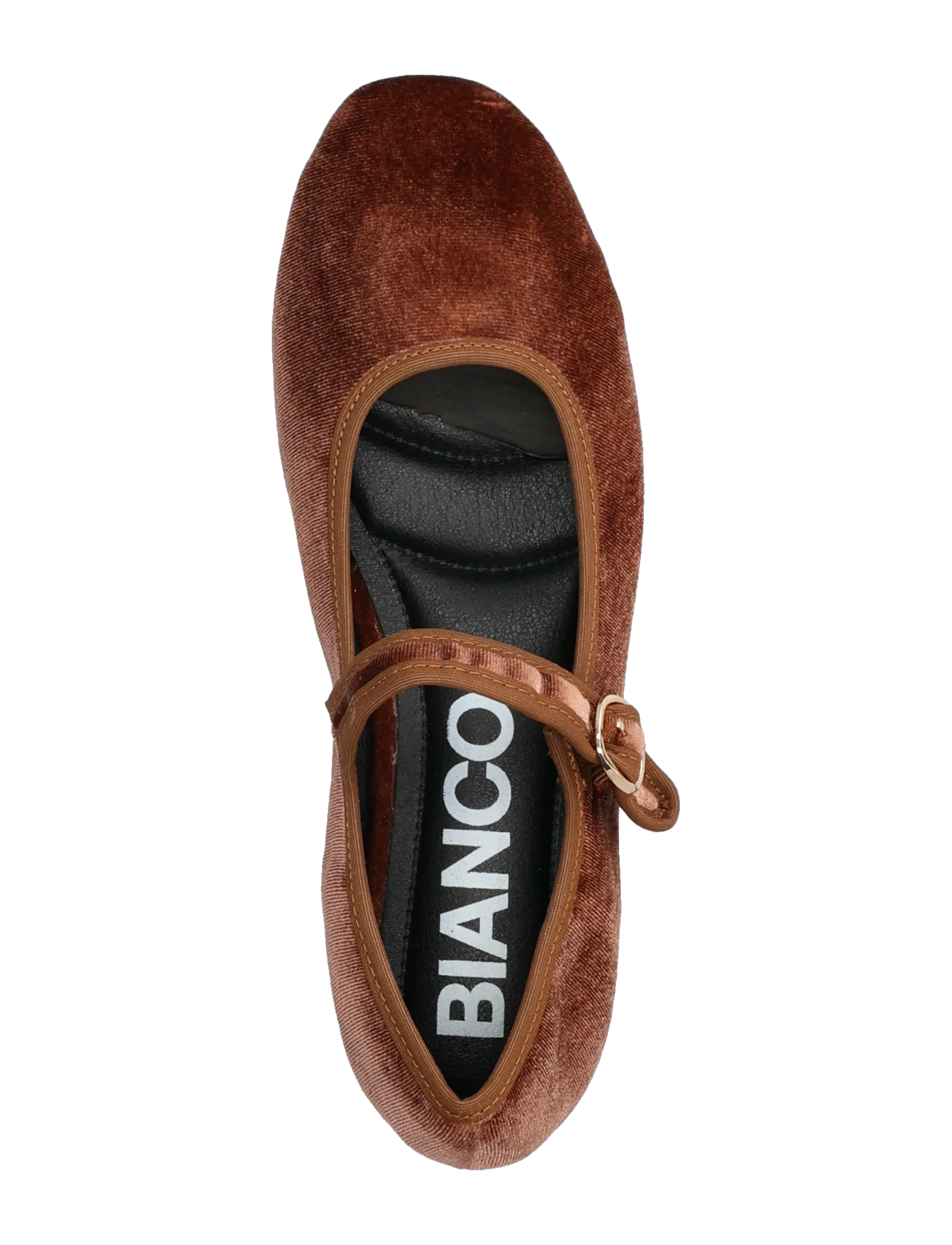 Bianco - BIALILJA Mary Jane Velvet - særlige begivenheder - dark brown - 3