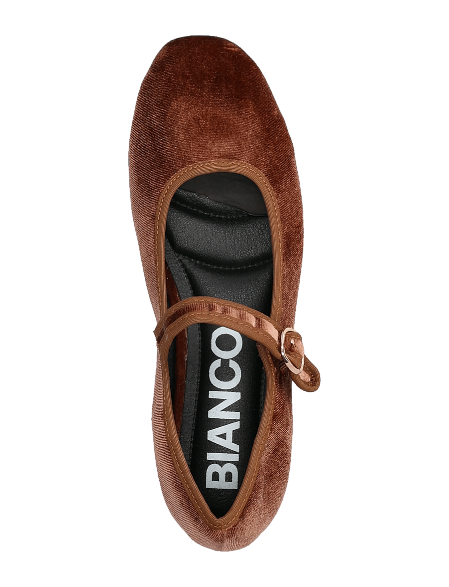 Bianco - BIALILJA Mary Jane Velvet - ypatingos progos - dark brown - 3