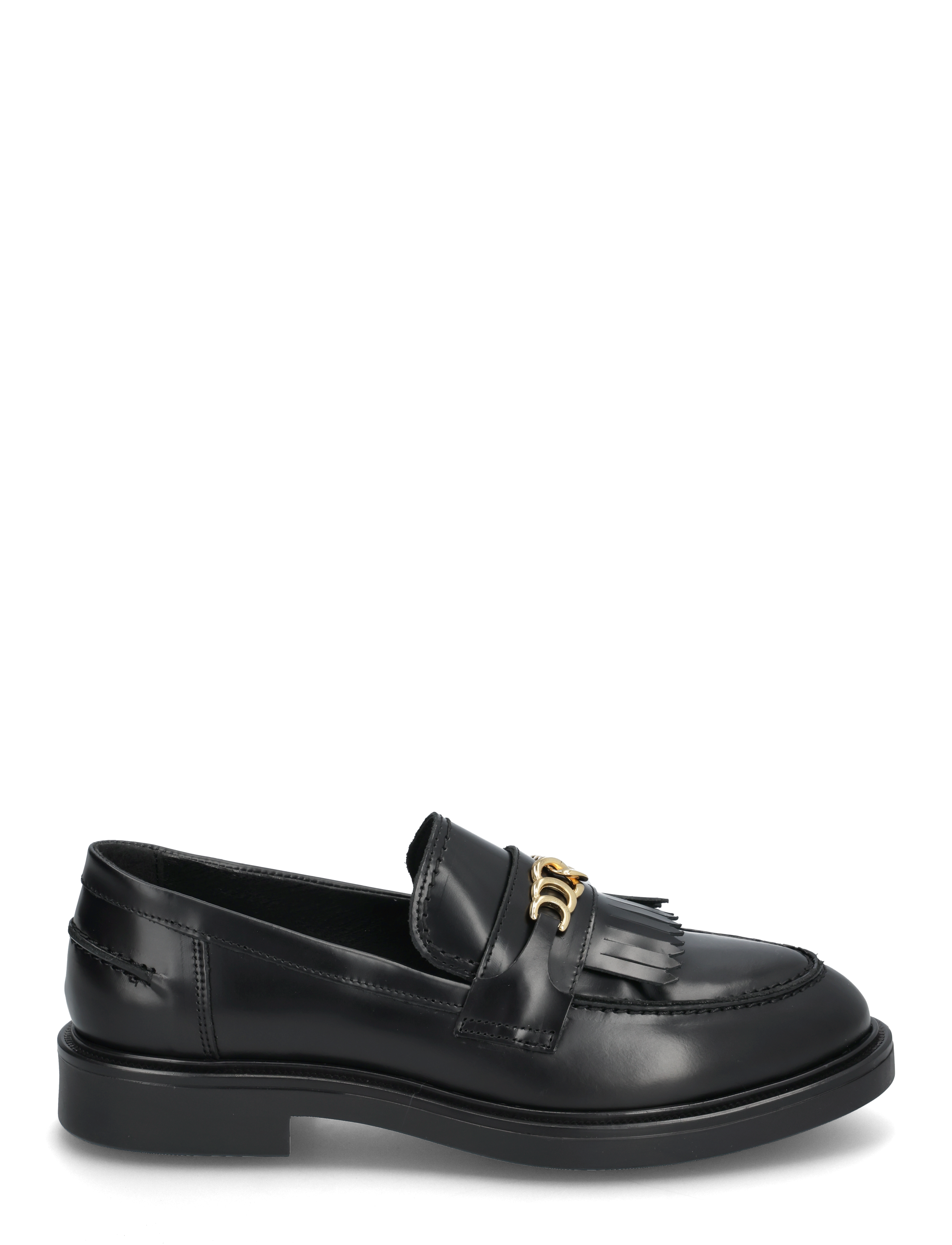Bianco - BIAADDA Fringe Chain Loafer Polido - fashion trends - black - 1