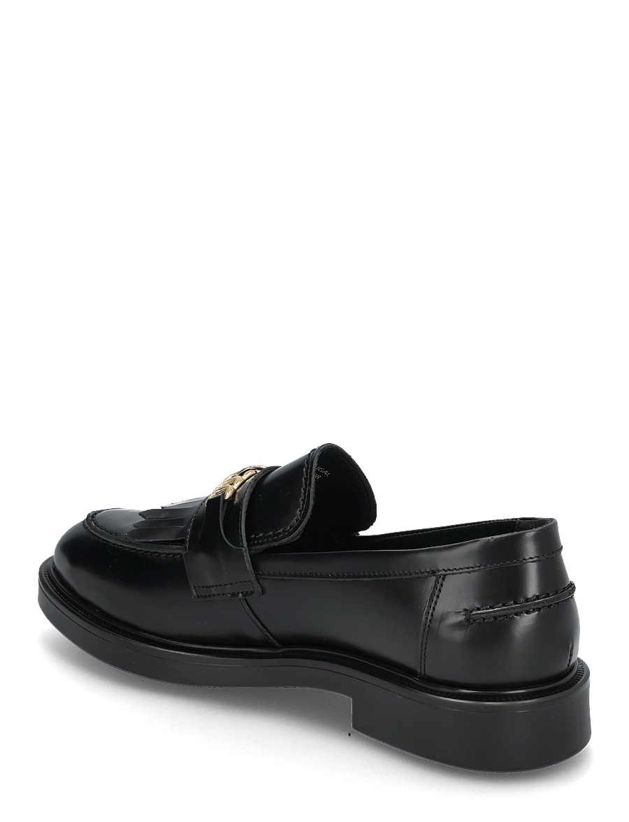 Bianco - BIAADDA Fringe Chain Loafer Polido - fashion trends - black - 2