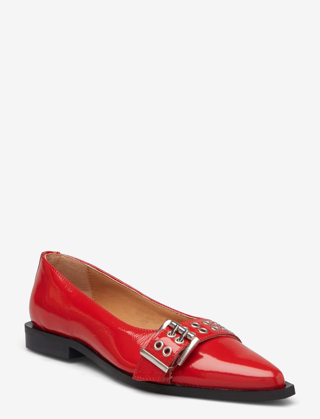 Bianco - BIAVICTORIA Buckle Ballet Flat Nappalak - erilised sündmused - red nappalak - 0