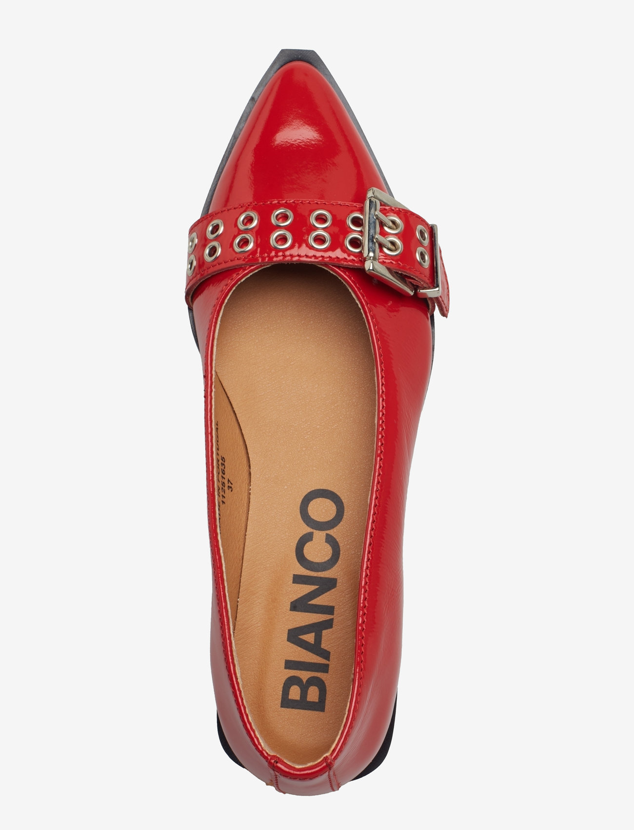Bianco - BIAVICTORIA Buckle Ballet Flat Nappalak - erilised sündmused - red nappalak - 3