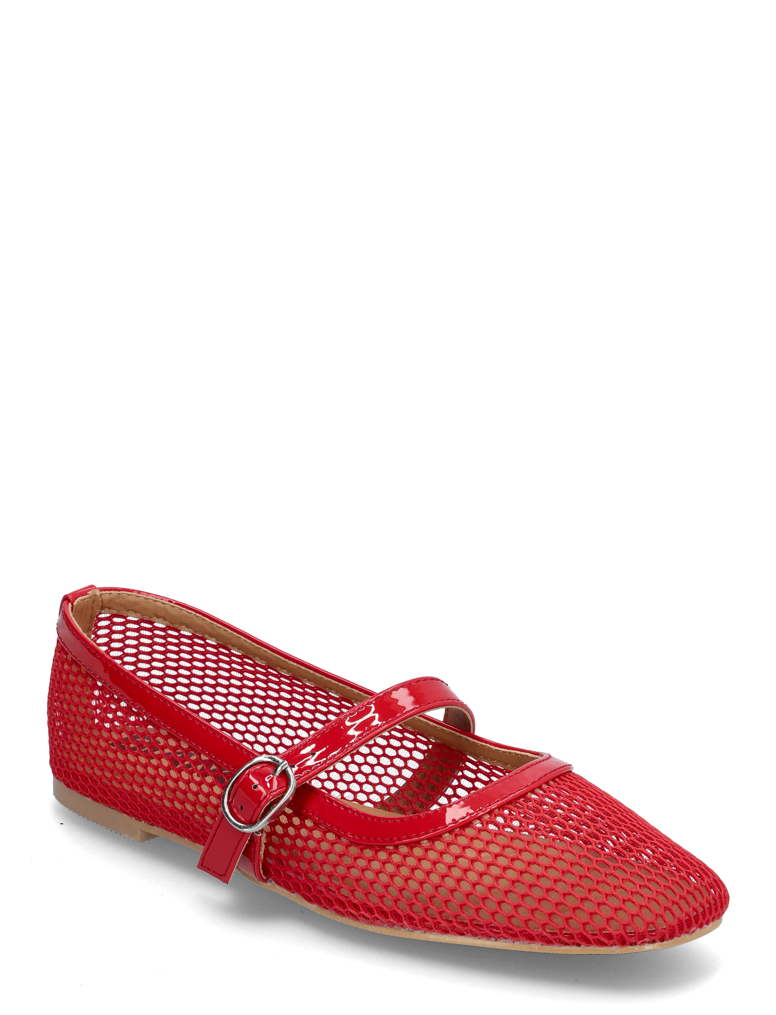 BIANCO Bialilja Mary Jane Mesh Rot - 39 - Damen