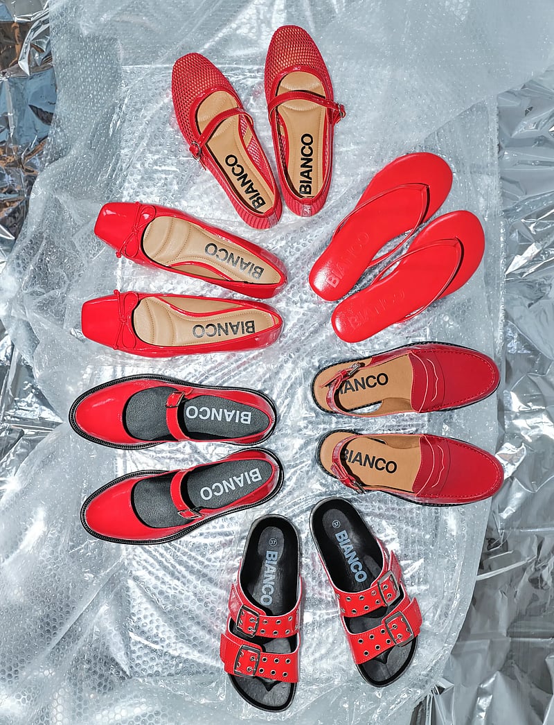 Bianco - BIALILJA Mary Jane Mesh - speciella tillfällen - red - 0