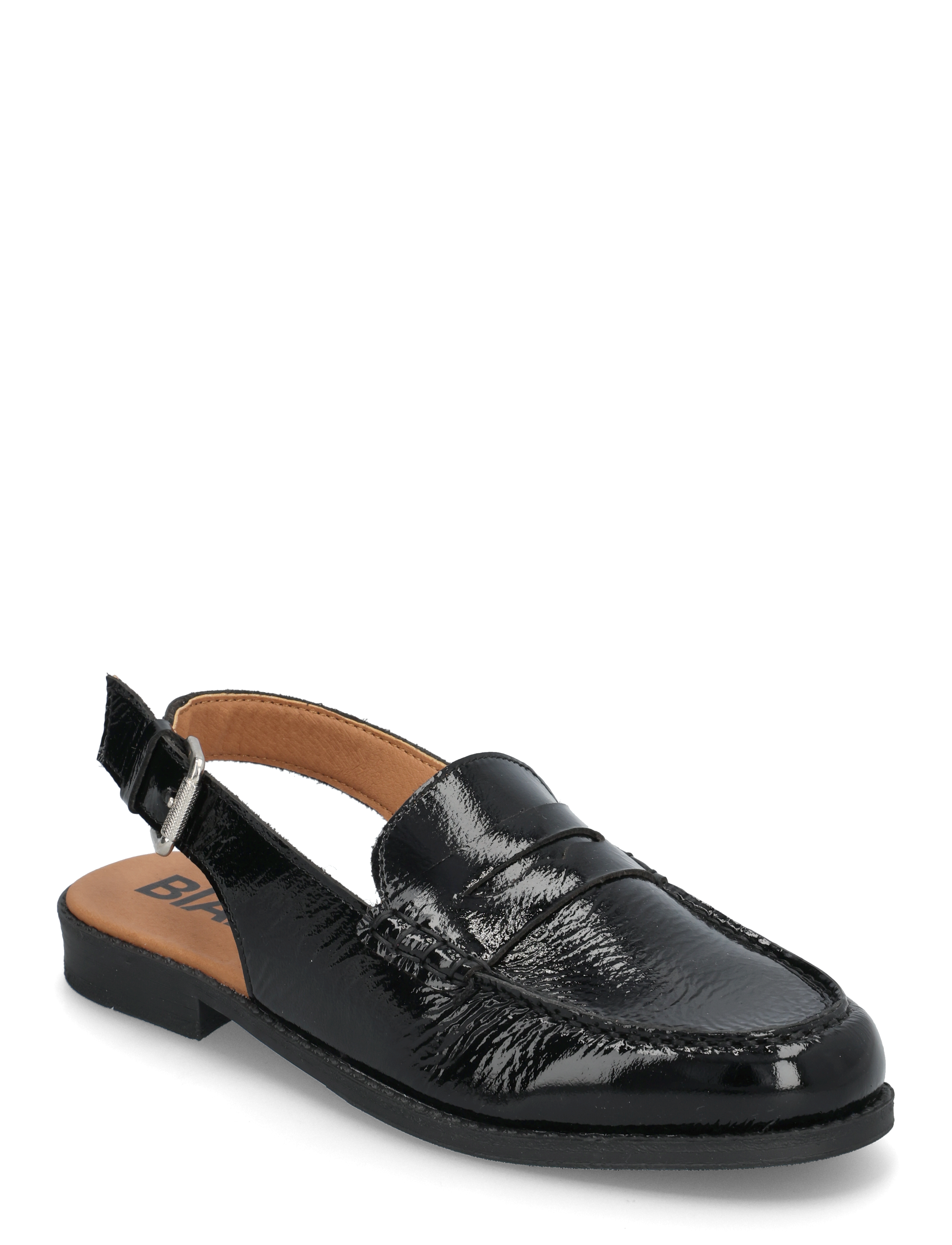 BIANCO Biapop Slingback Loafer Nappalak Schwarz - 36 - Damen