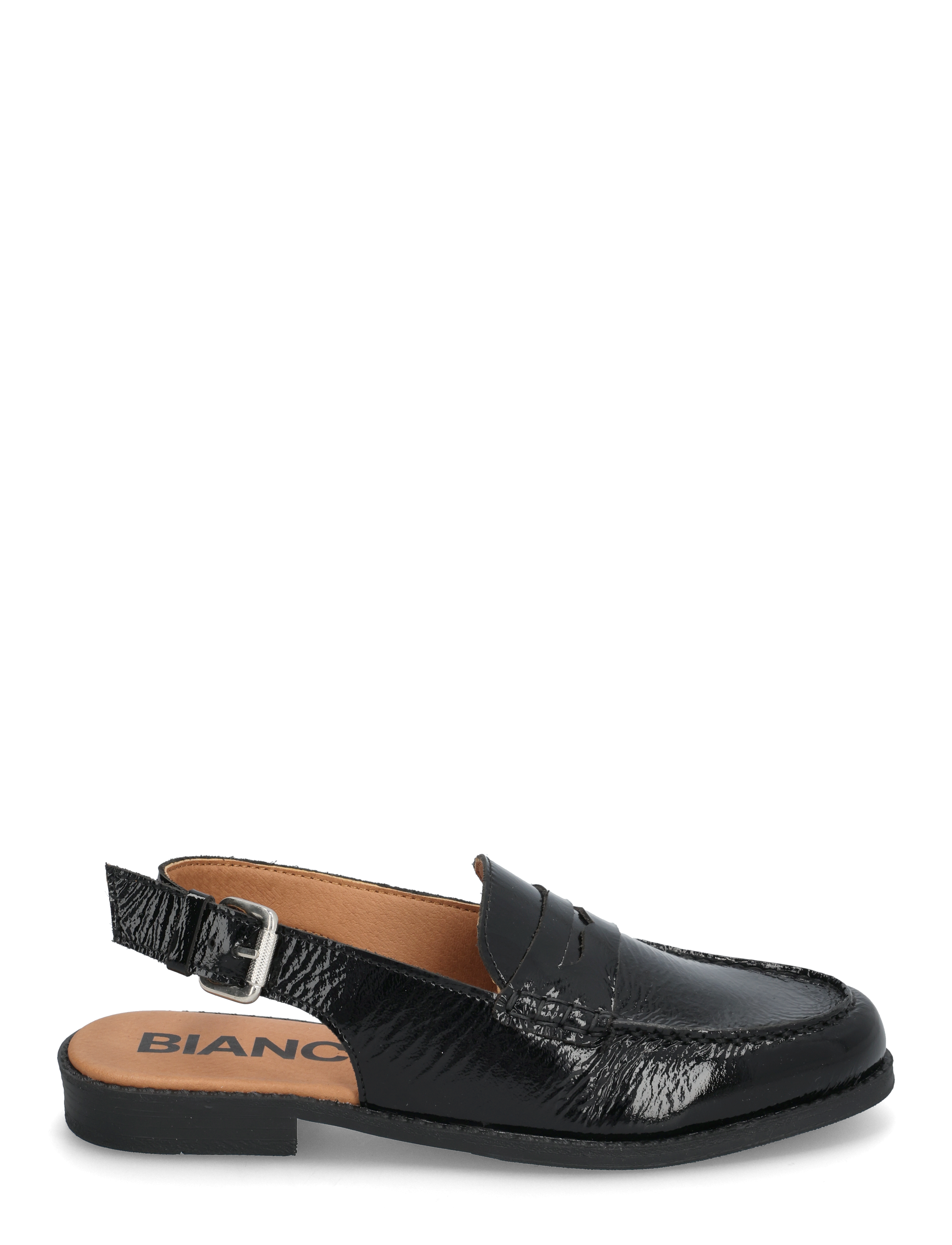Bianco - BIAPOP Slingback Loafer Nappalak - fashion trends - black - 1