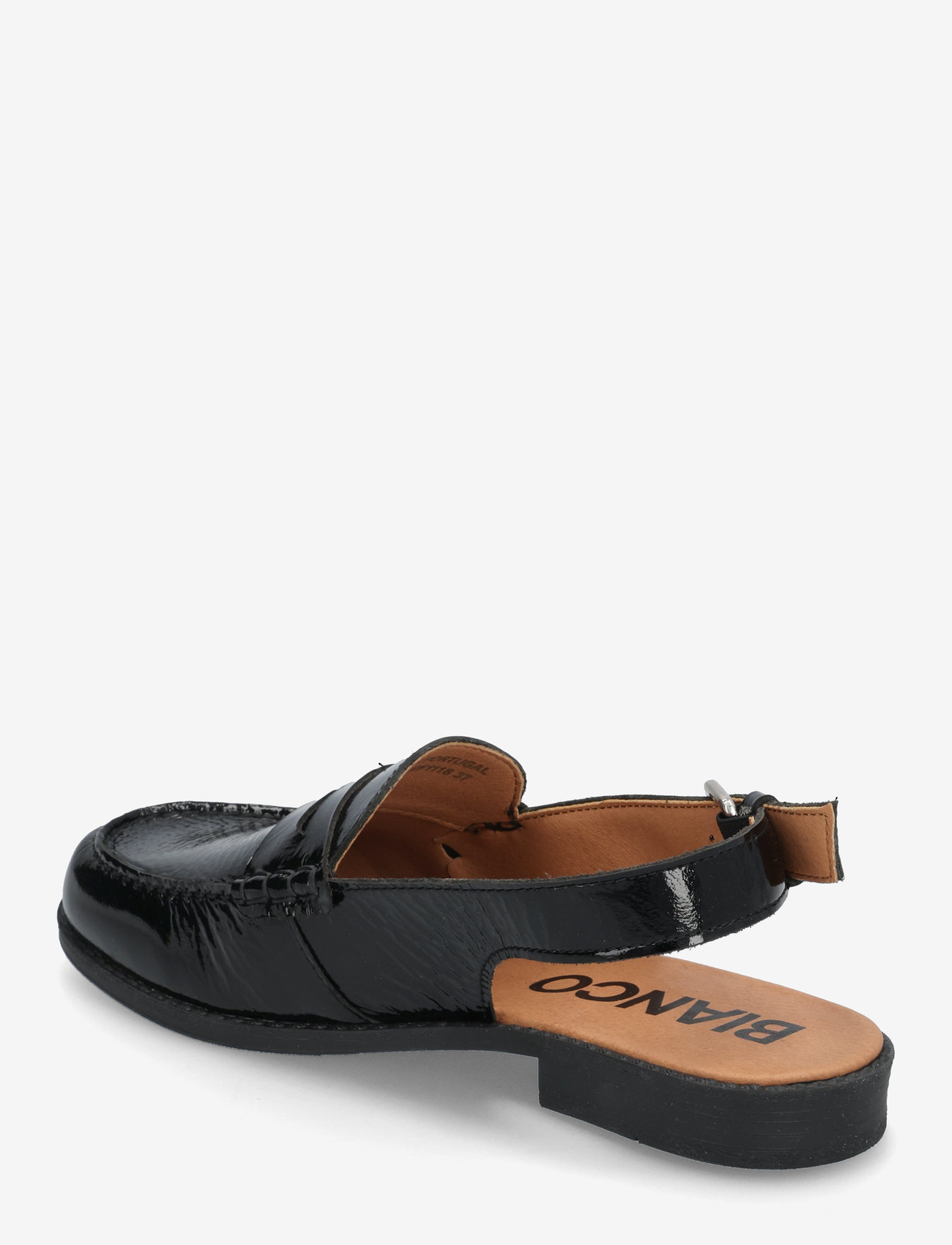 Bianco - BIAPOP Slingback Loafer Nappalak - modes tendences - black - 2