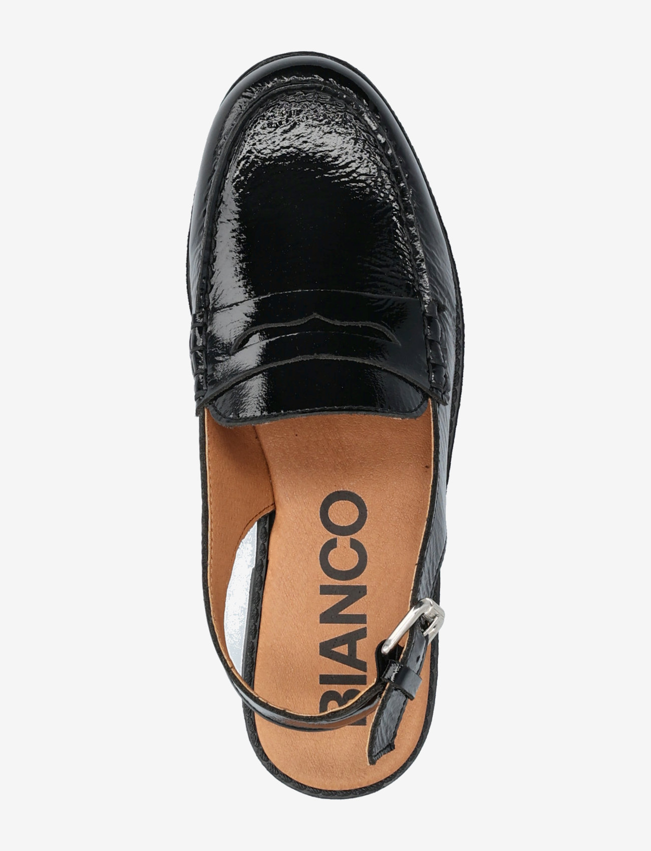 Bianco - BIAPOP Slingback Loafer Nappalak - modes tendences - black - 3