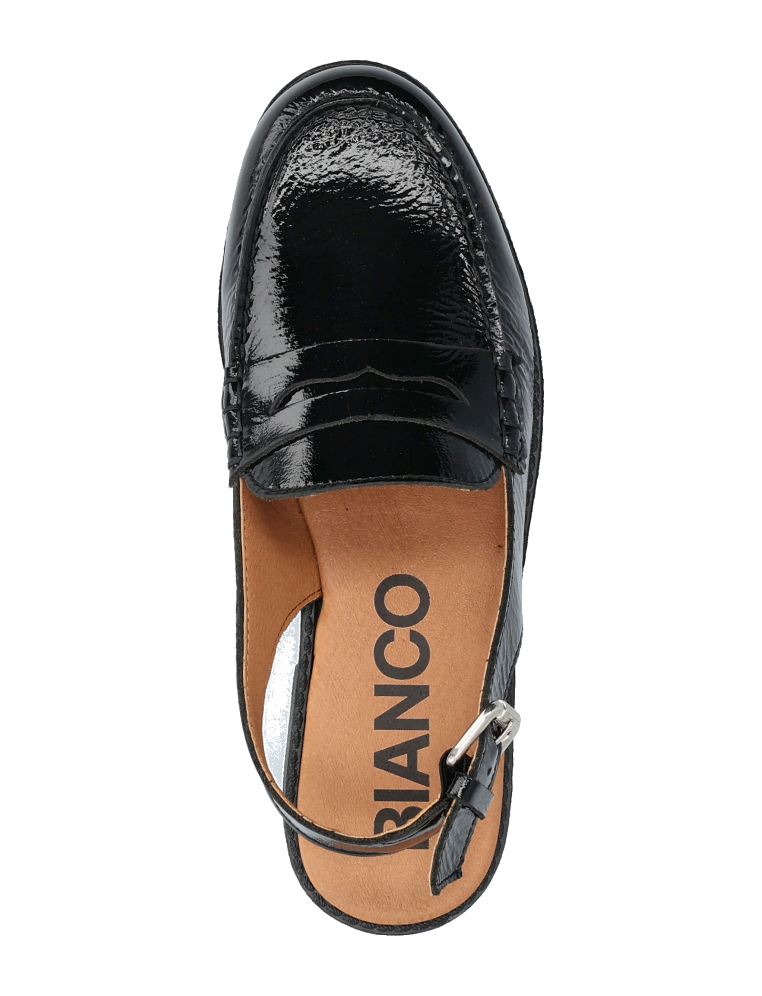 Bianco - BIAPOP Slingback Loafer Nappalak - fashion trends - black - 3