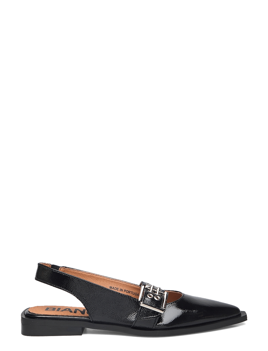 Bianco - BIAVICTORIA Single Buckle Slingback Leather - besondere anlässe - black nappalak - 1