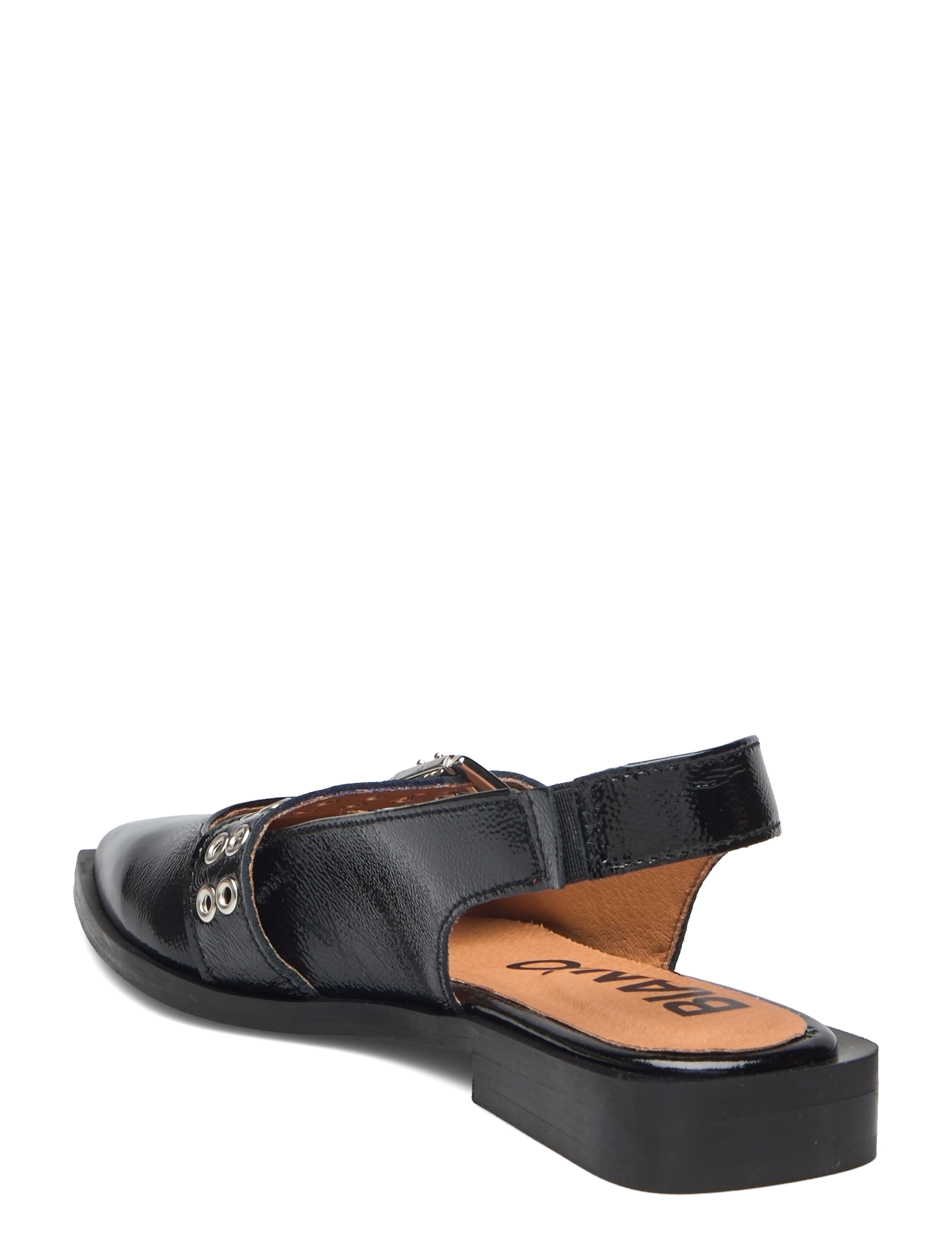 Bianco - BIAVICTORIA Single Buckle Slingback Leather - Īpaši notikumi - black nappalak - 2