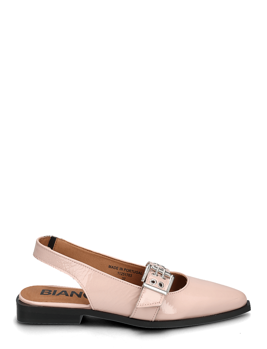 Bianco - BIAVICTORIA Single Buckle Slingback Leather - besondere anlässe - dusty pink patent - 1