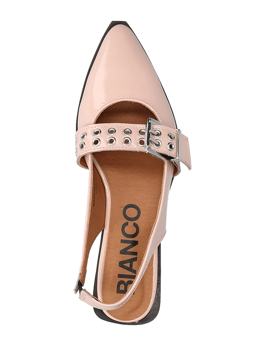 Bianco - BIAVICTORIA Single Buckle Slingback Leather - besondere anlässe - dusty pink patent - 3
