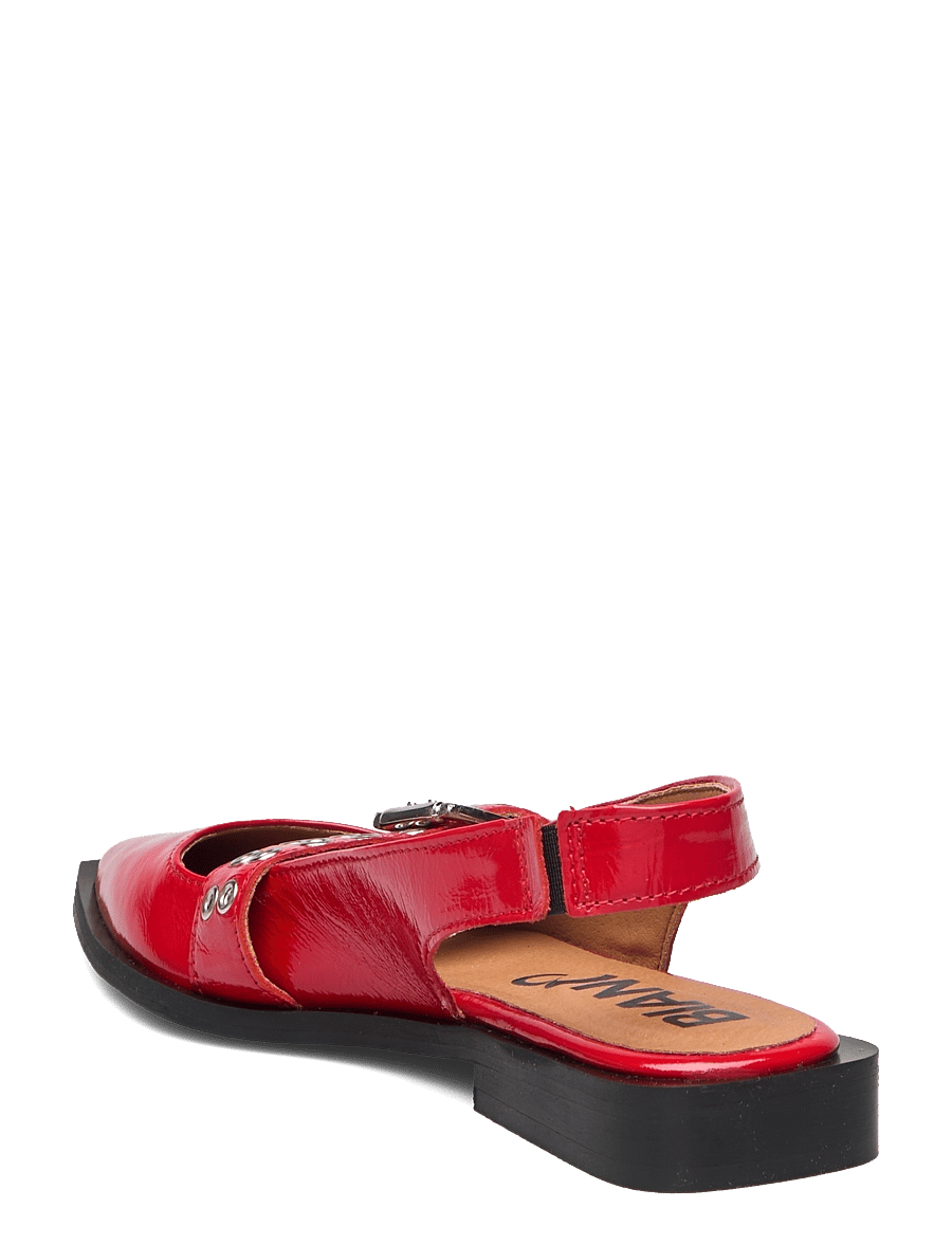 Bianco - BIAVICTORIA Single Buckle Slingback Leather - besondere anlässe - red nappalak - 2
