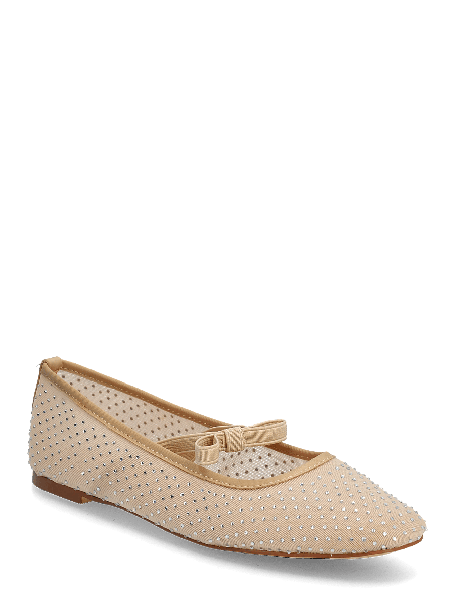 Bianco - Fall Rhinestone Bow Ballerina #M - damen - nude - 0